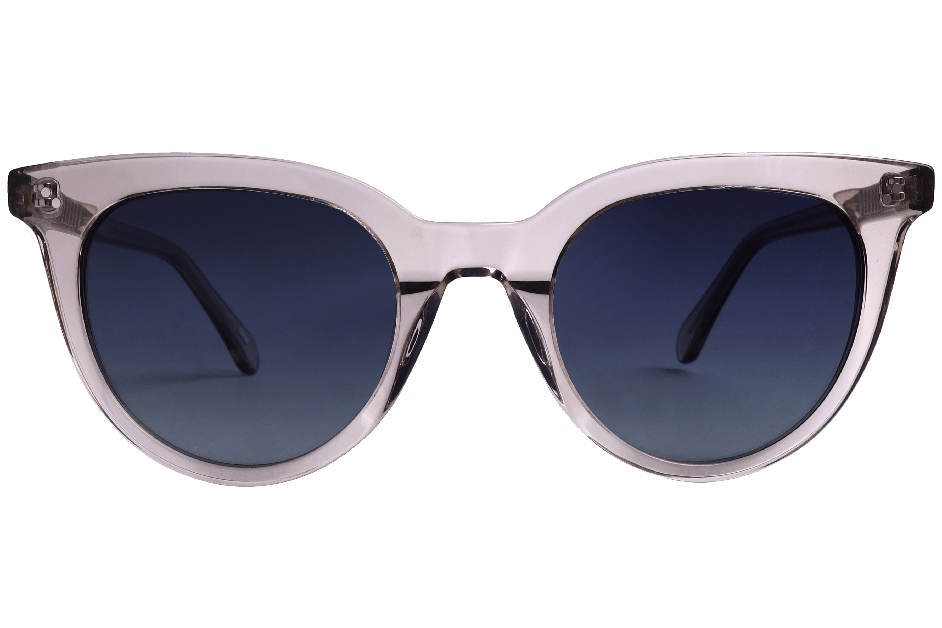 Inspira BS8056 Sunglass Transparent Grey Female Full Shell Sunglass — Transparent Grey frame — view 2