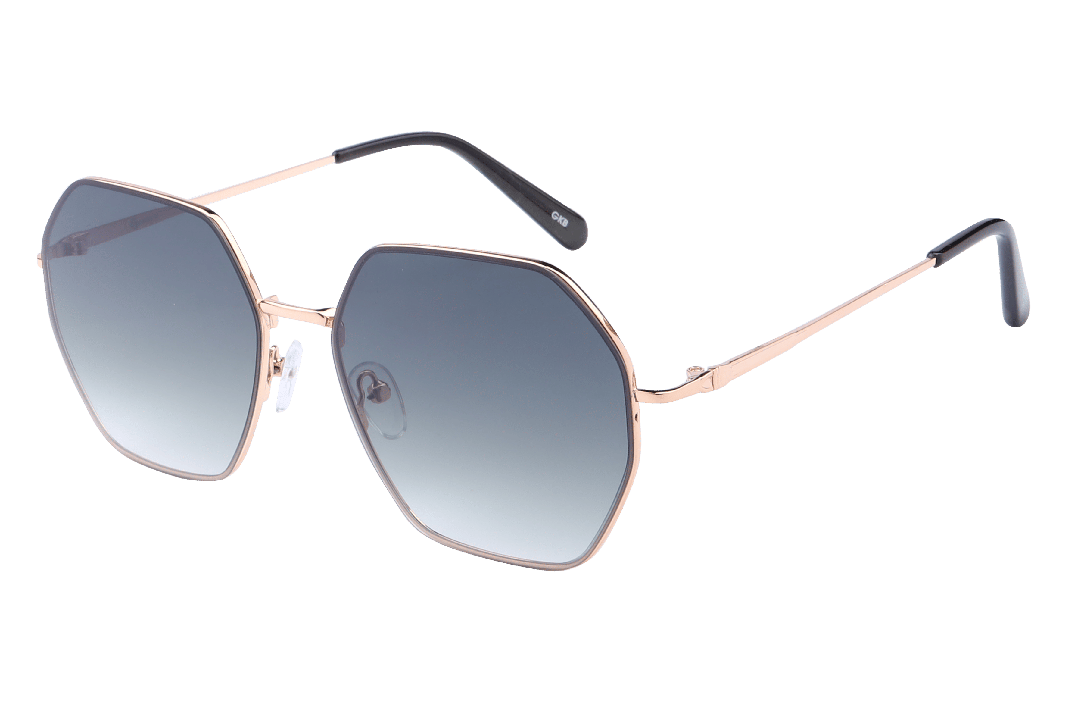 Inspira PZ5044 Sunglass Gold Female Full Metal — Gold frame