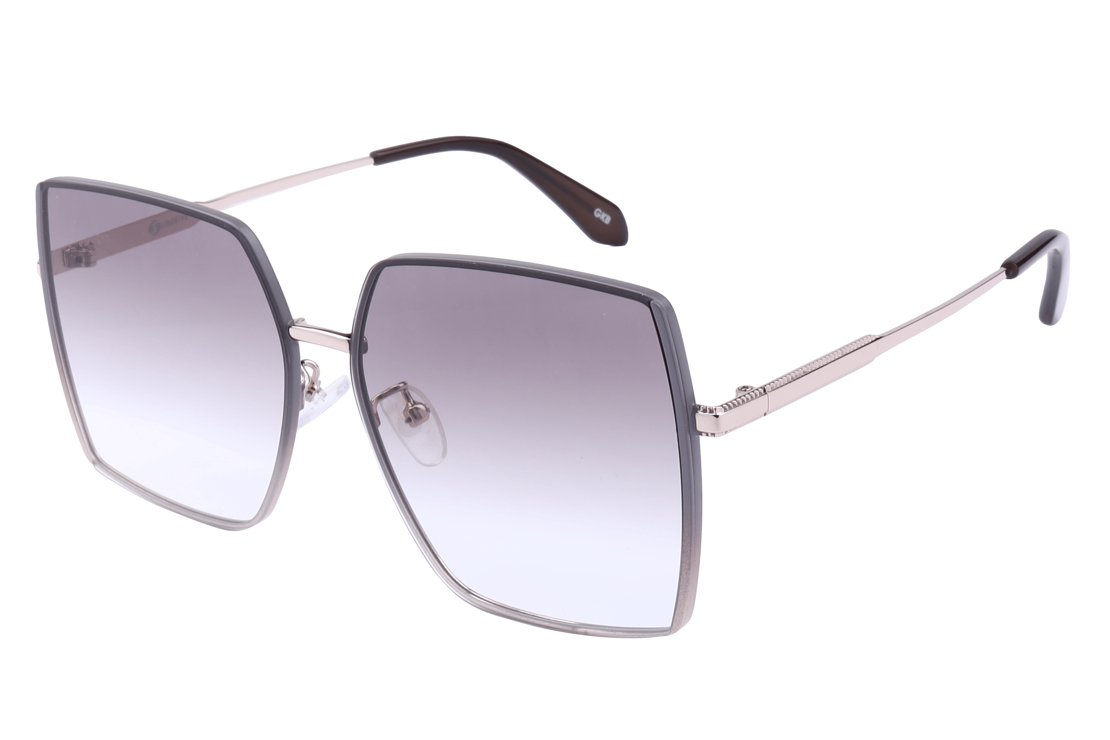 Inspira NJ1561 Sunglass Grey Female Full Metal — Grey frame