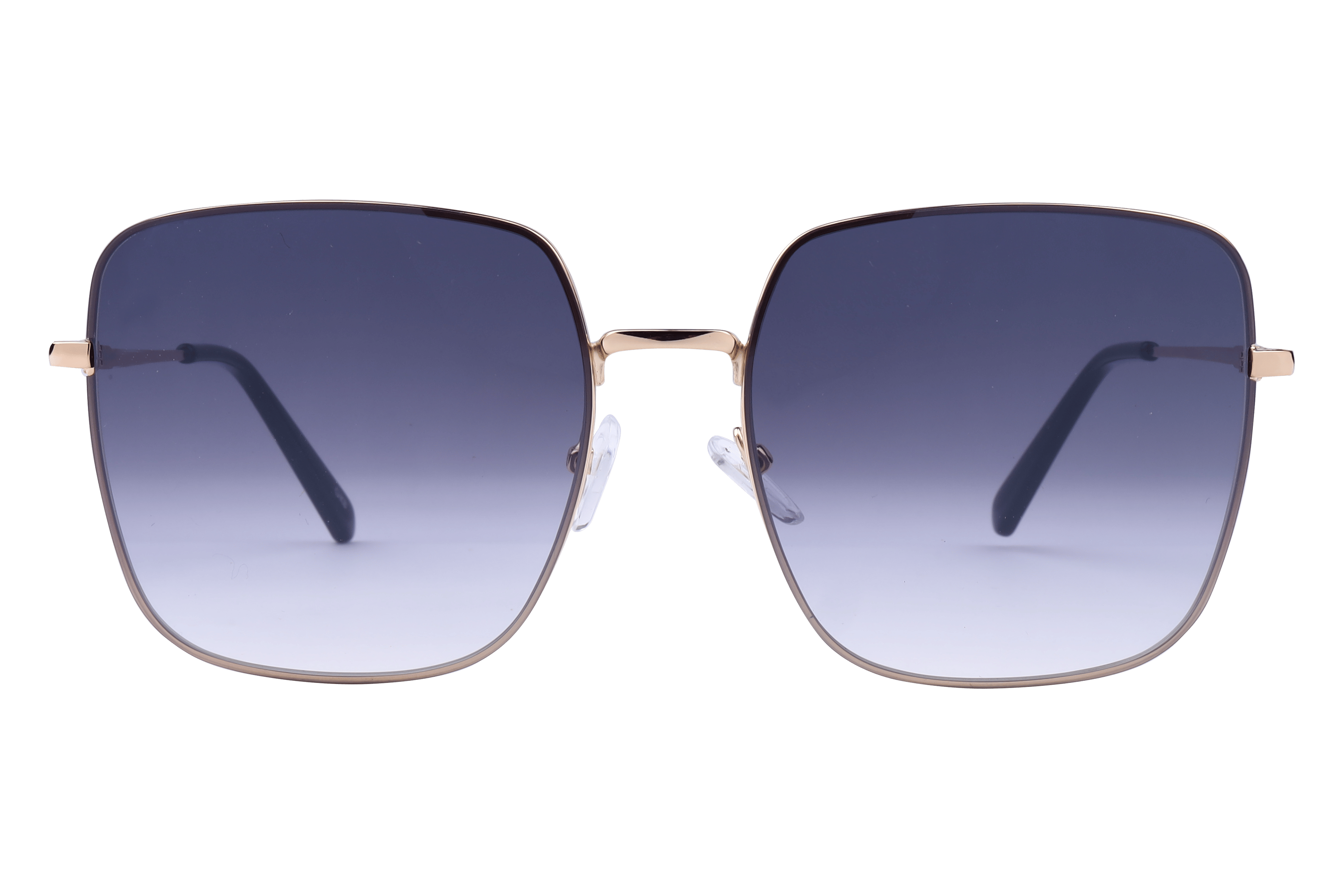 Inspira PZ5039 Sunglass Gold Female Full Metal Sunglass — Gold frame — view 2