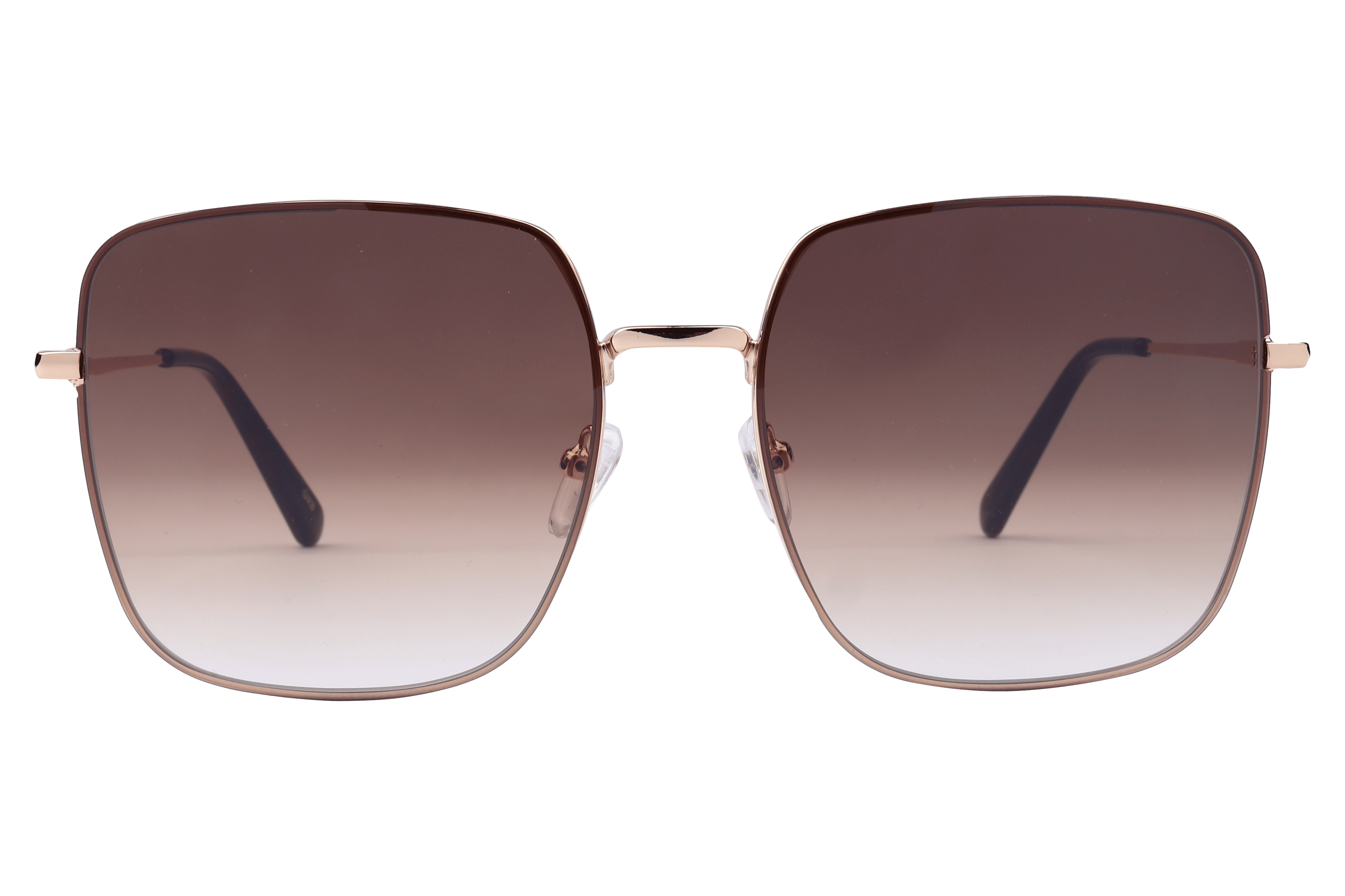 Inspira PZ5039 Sunglass Gold Female Full Metal Sunglass — Gold frame — view 2