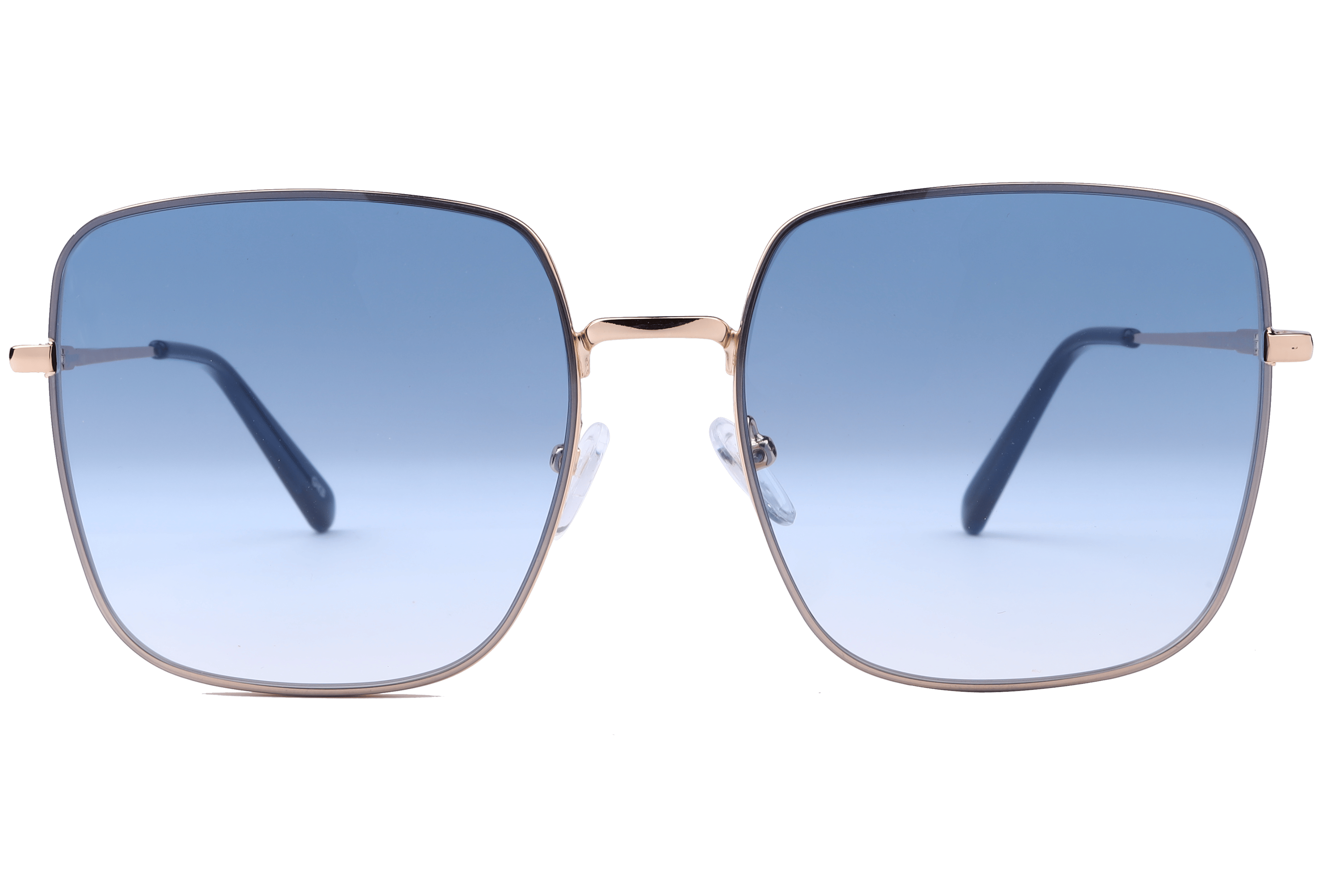 Inspira PZ5039 Sunglass Gold Female Full Metal Sunglass — Gold frame — view 2