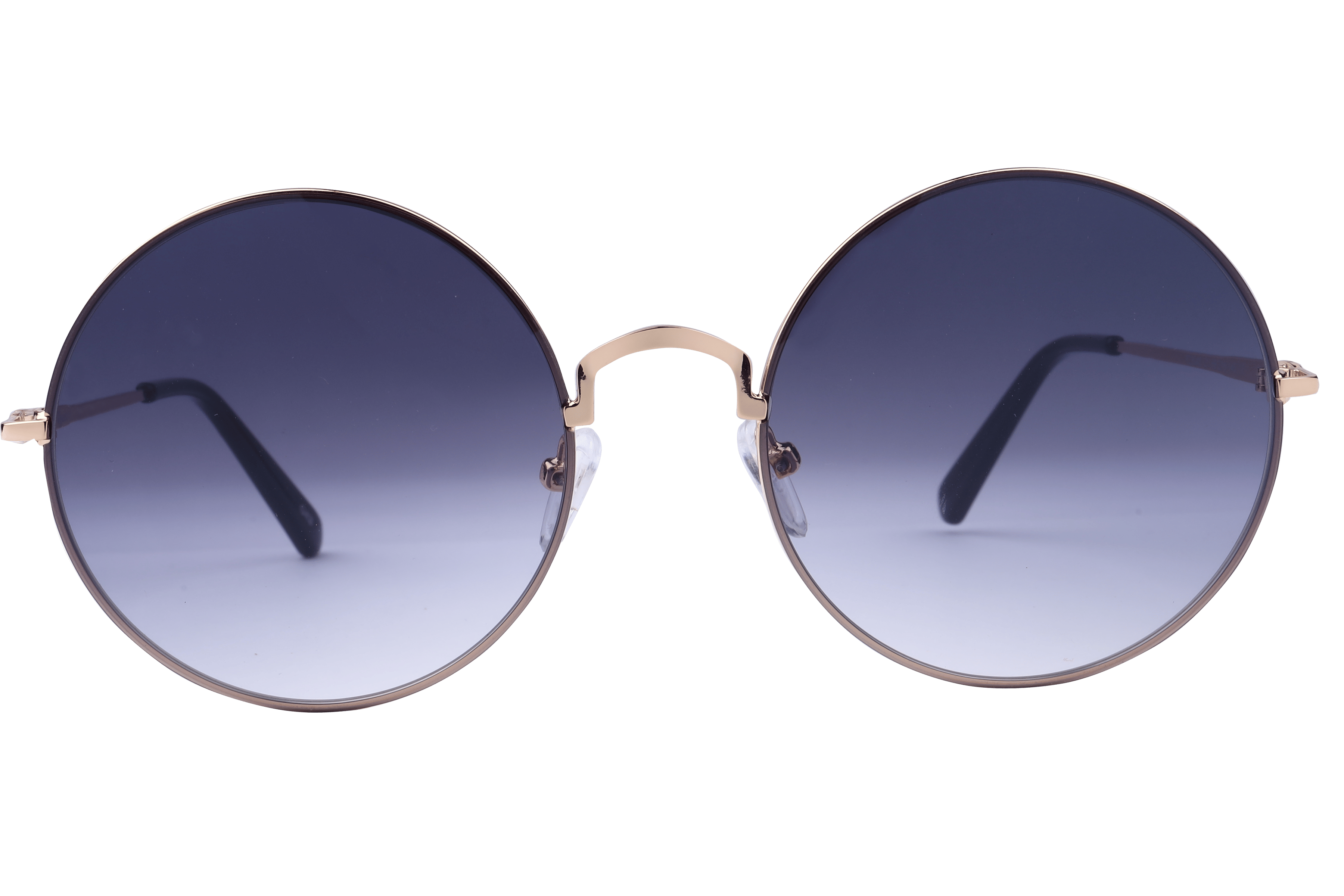 Inspira PZ5045 Sunglass Gold Female Full Metal Sunglass — Gold frame — view 2