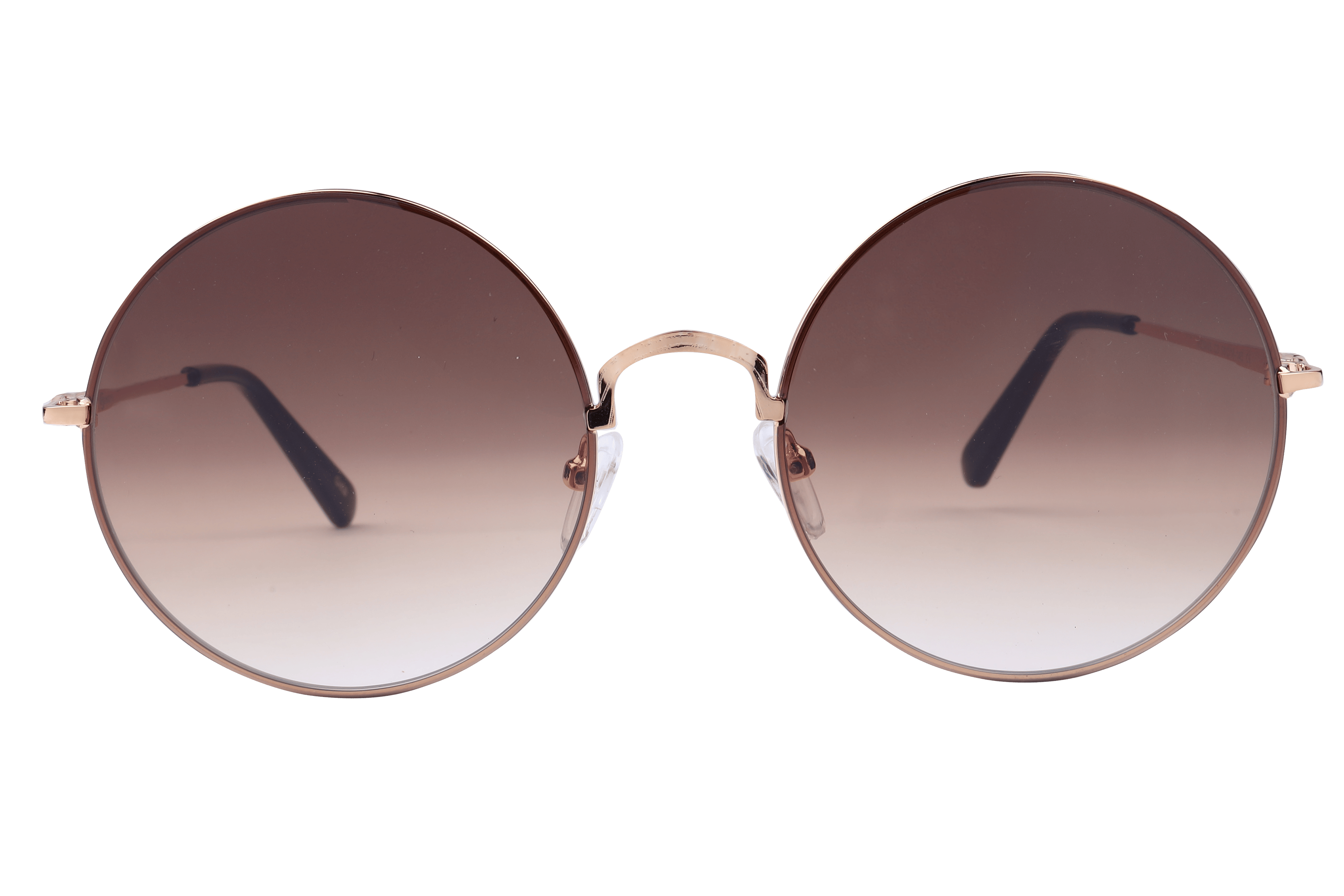 Inspira PZ5045 Sunglass Gold Female Full Metal Sunglass — Gold frame — view 2