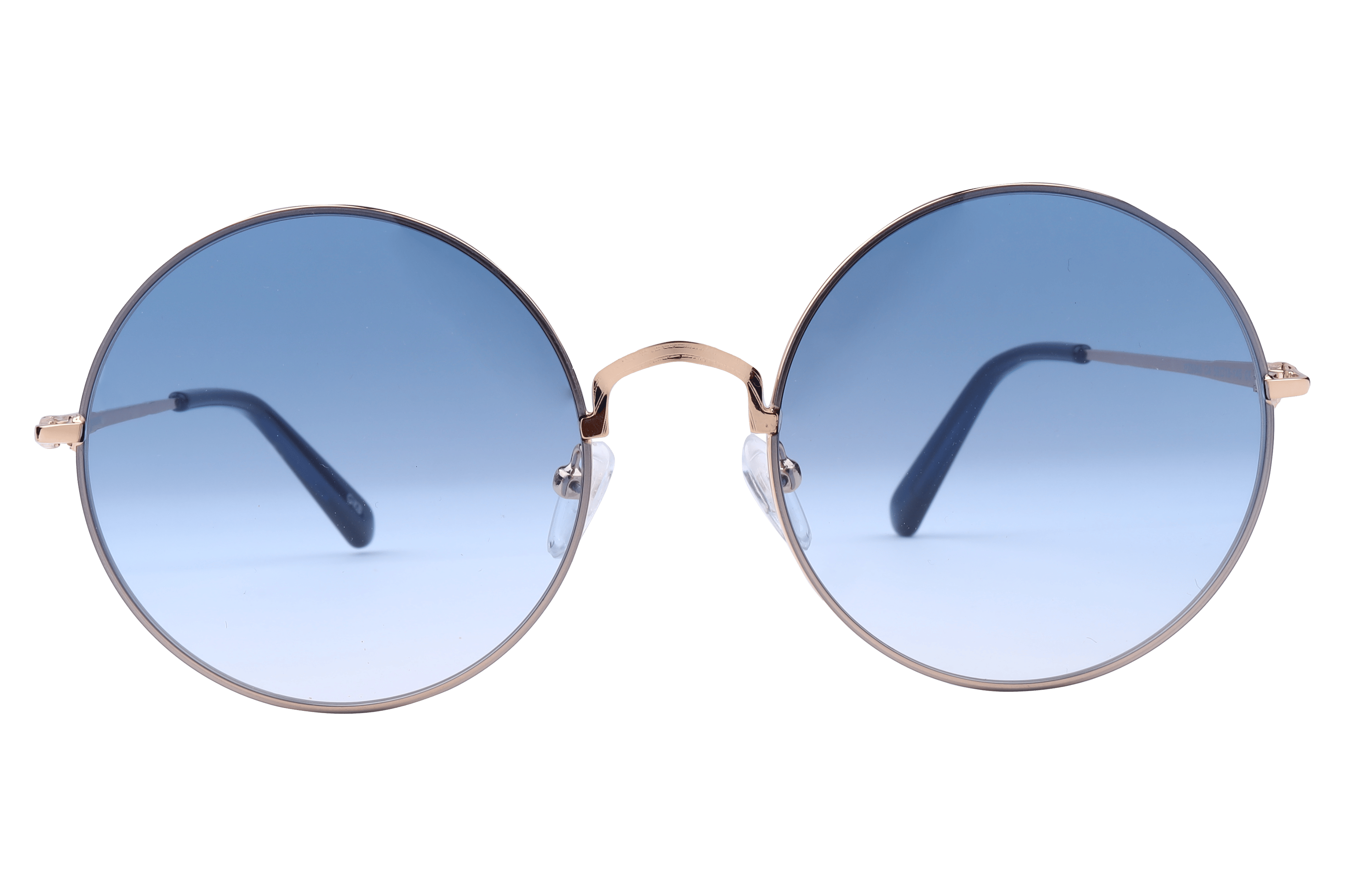 Inspira PZ5045 Sunglass Gold Female Full Metal Sunglass — Gold frame — view 2