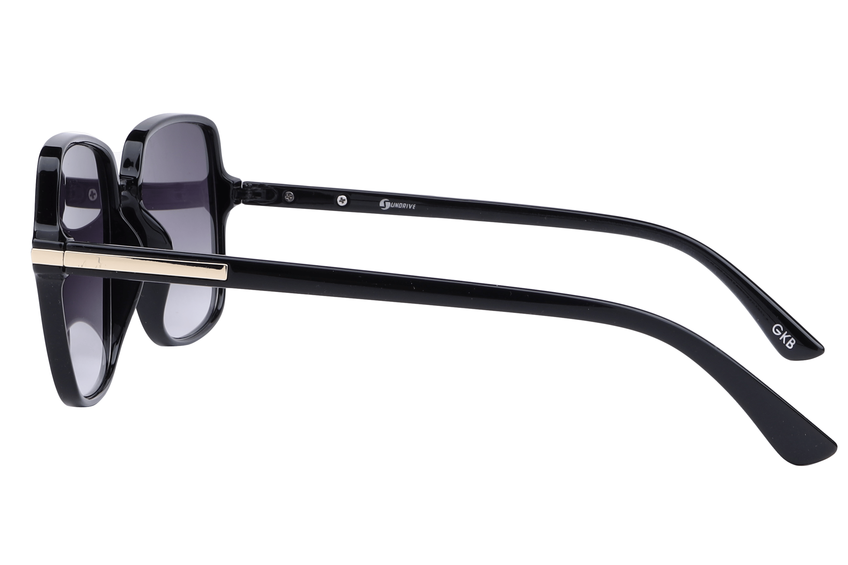 Inspira SD 1211 Sunglass Black Female Full Shell Sunglass — view 3