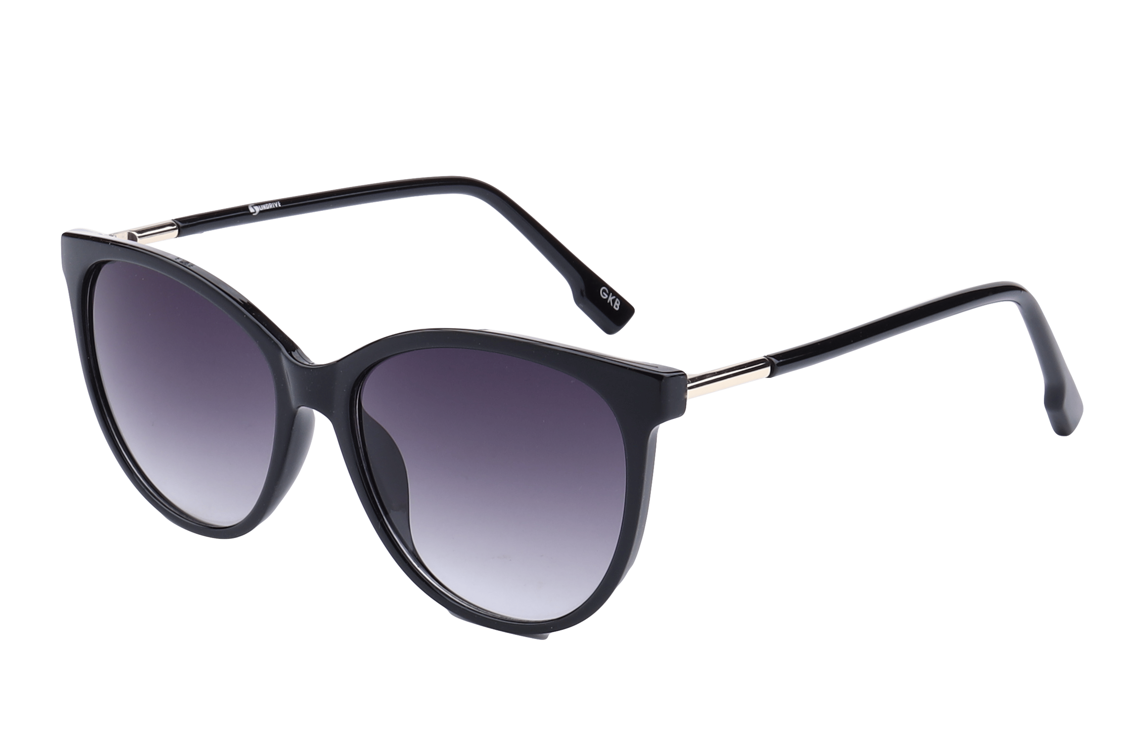 Inspira SD 1217 Sunglass Black Female Full Metal — Beige frame