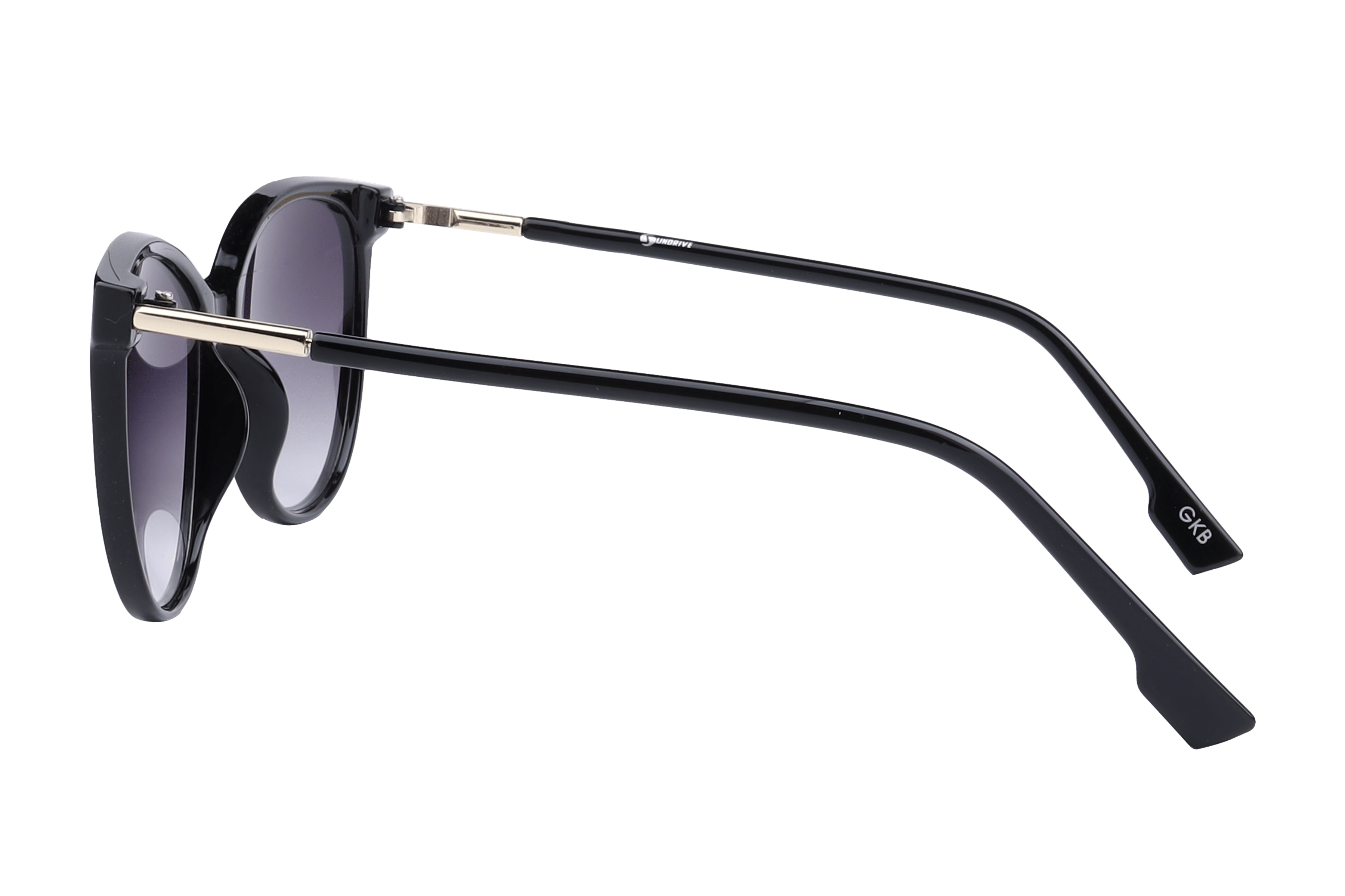 Inspira SD 1217 Sunglass Black Female Full Metal Sunglass — view 3