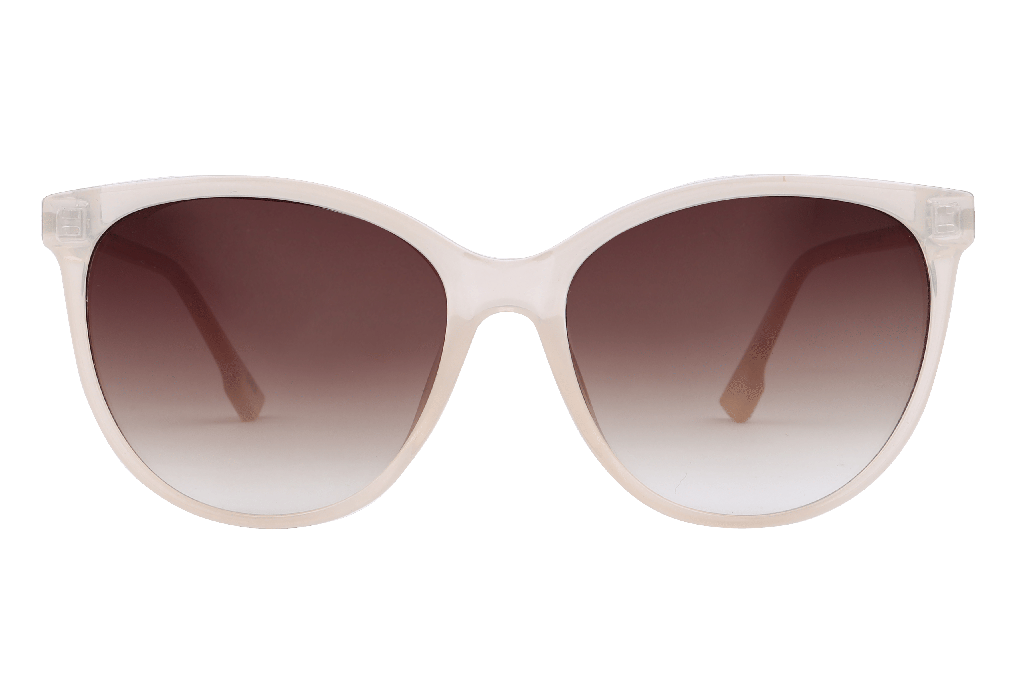 Inspira SD 1217 Sunglass Beige Female Full Metal Sunglass — Beige frame — view 2