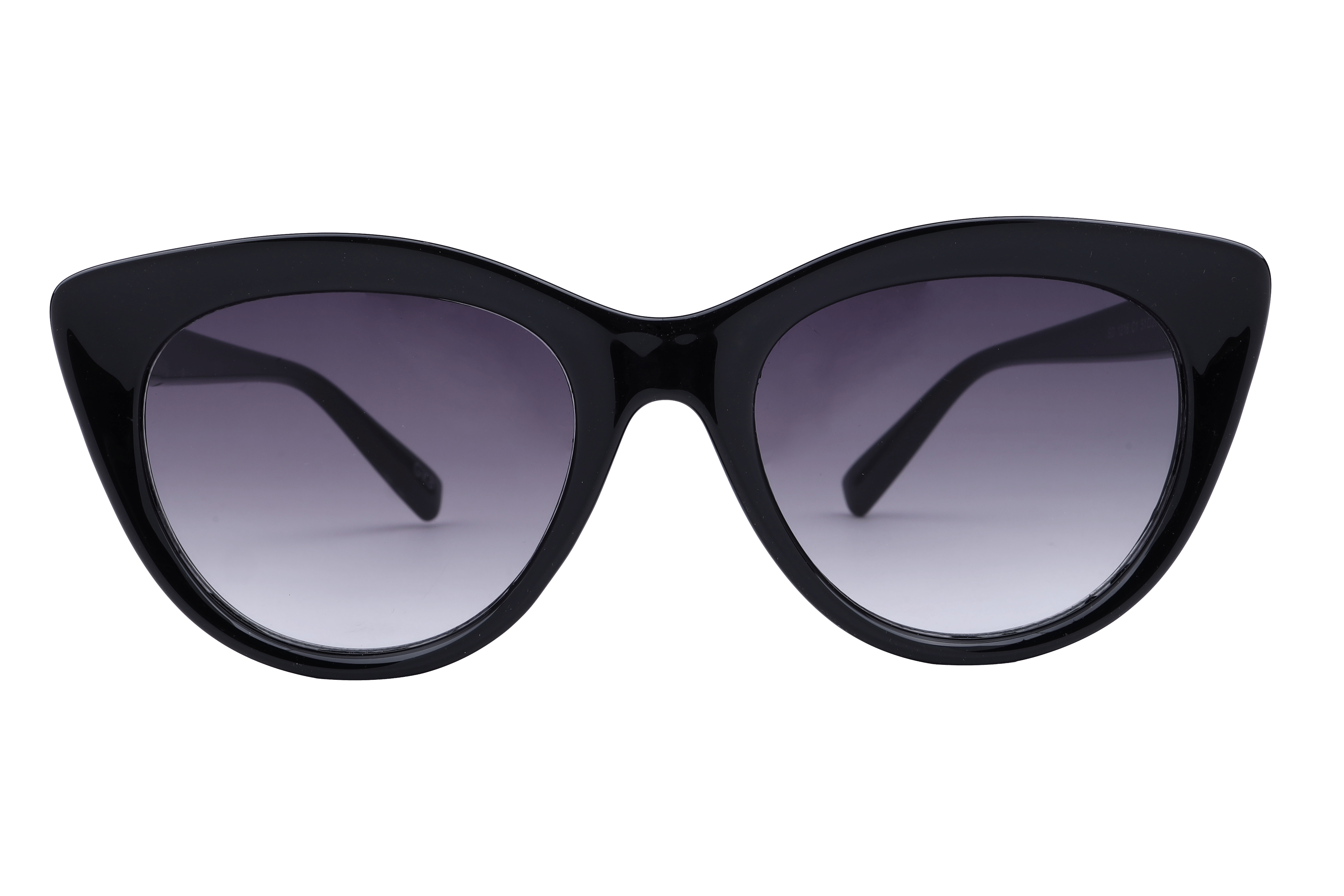 Inspira SD 1216 Sunglass Black Female Full Shell — Green frame