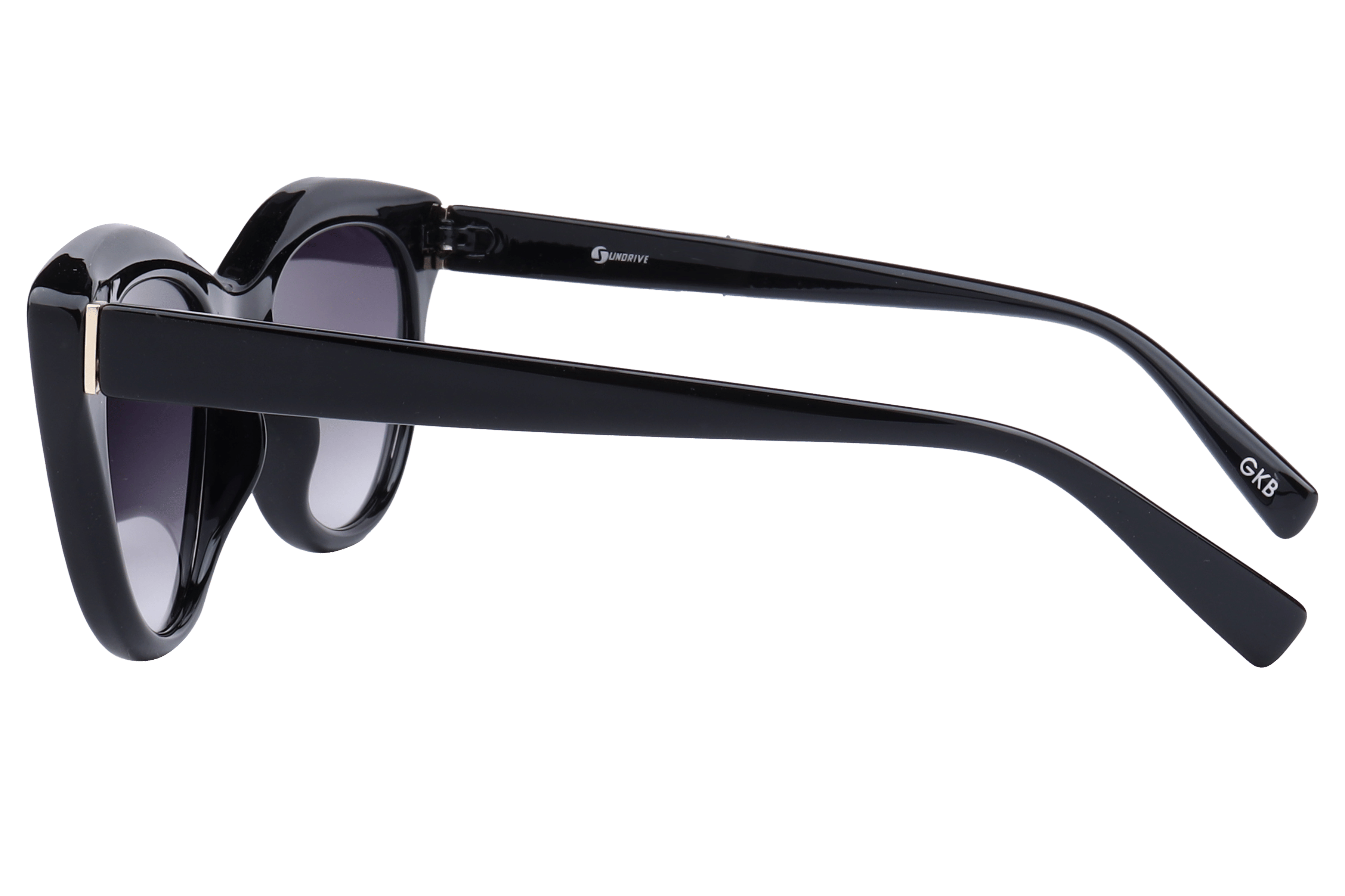Inspira SD 1216 Sunglass Black Female Full Shell Sunglass — view 3