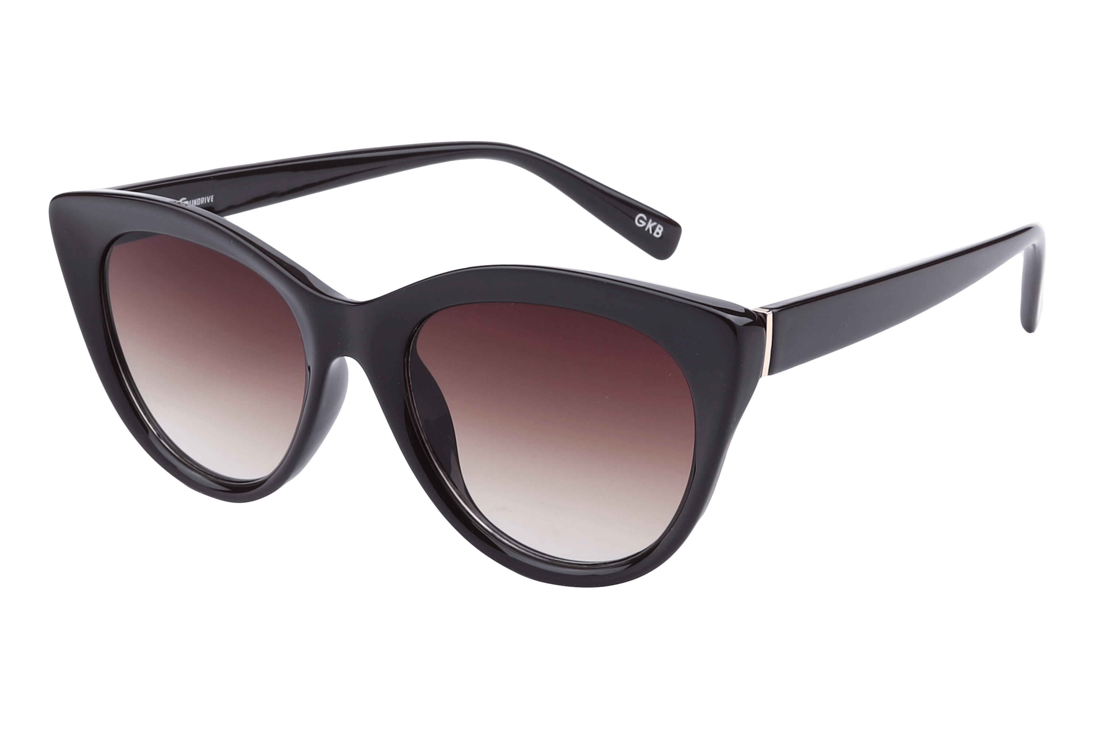 Inspira SD 1216 Sunglass Brown Female Full Shell — Green frame