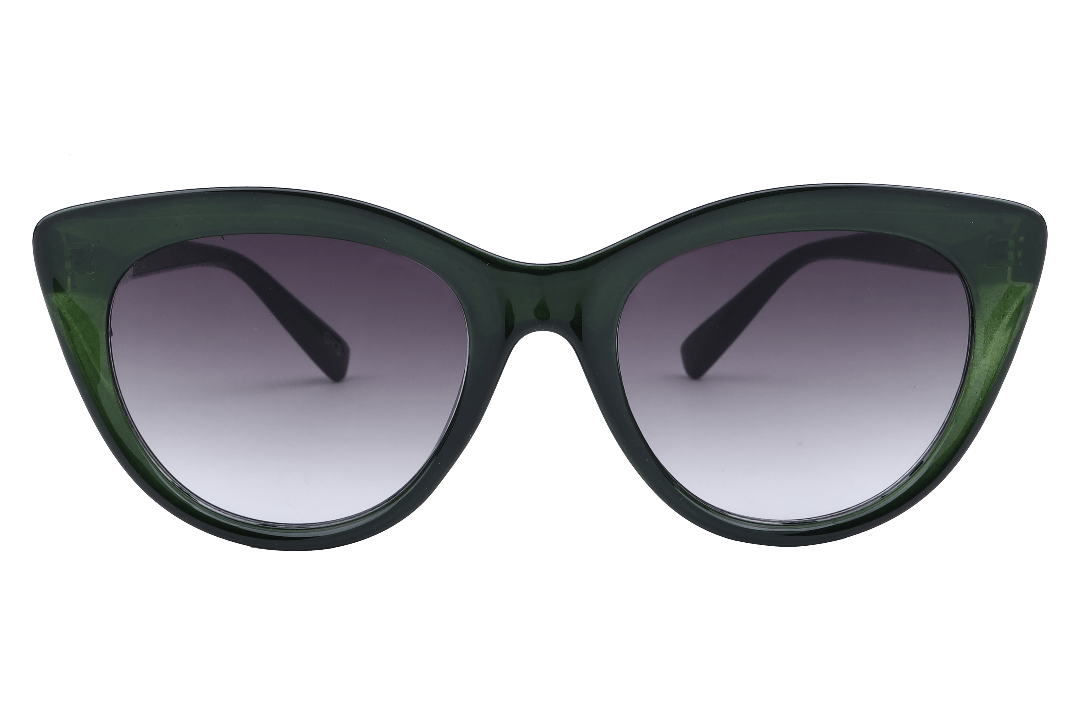 Inspira SD 1216 Sunglass Green Female Full Shell Sunglass — Green frame — view 2