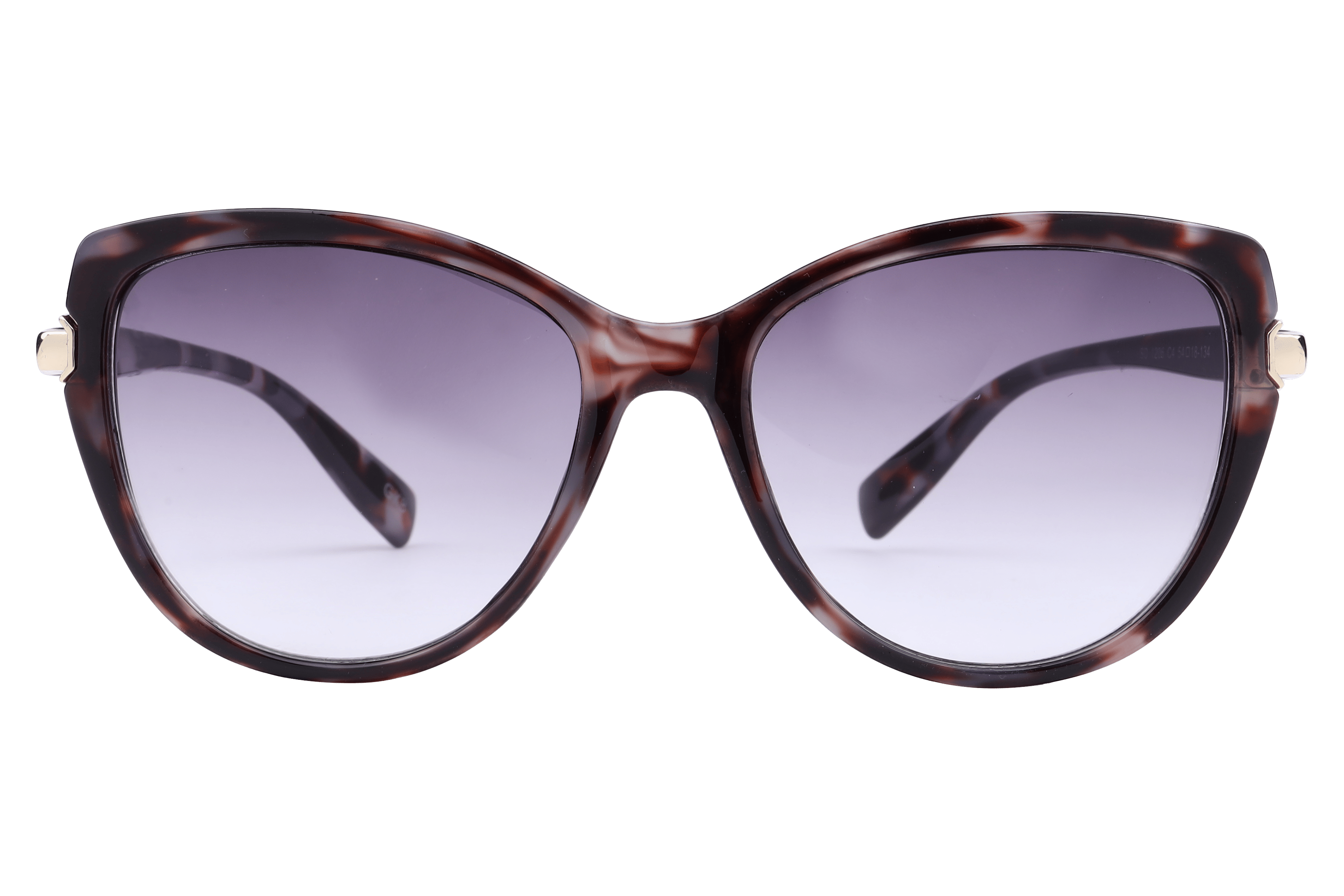 Inspira SD 1206 Sunglass Tortoise Female Full Shell Sunglass — Tortoise frame — view 2