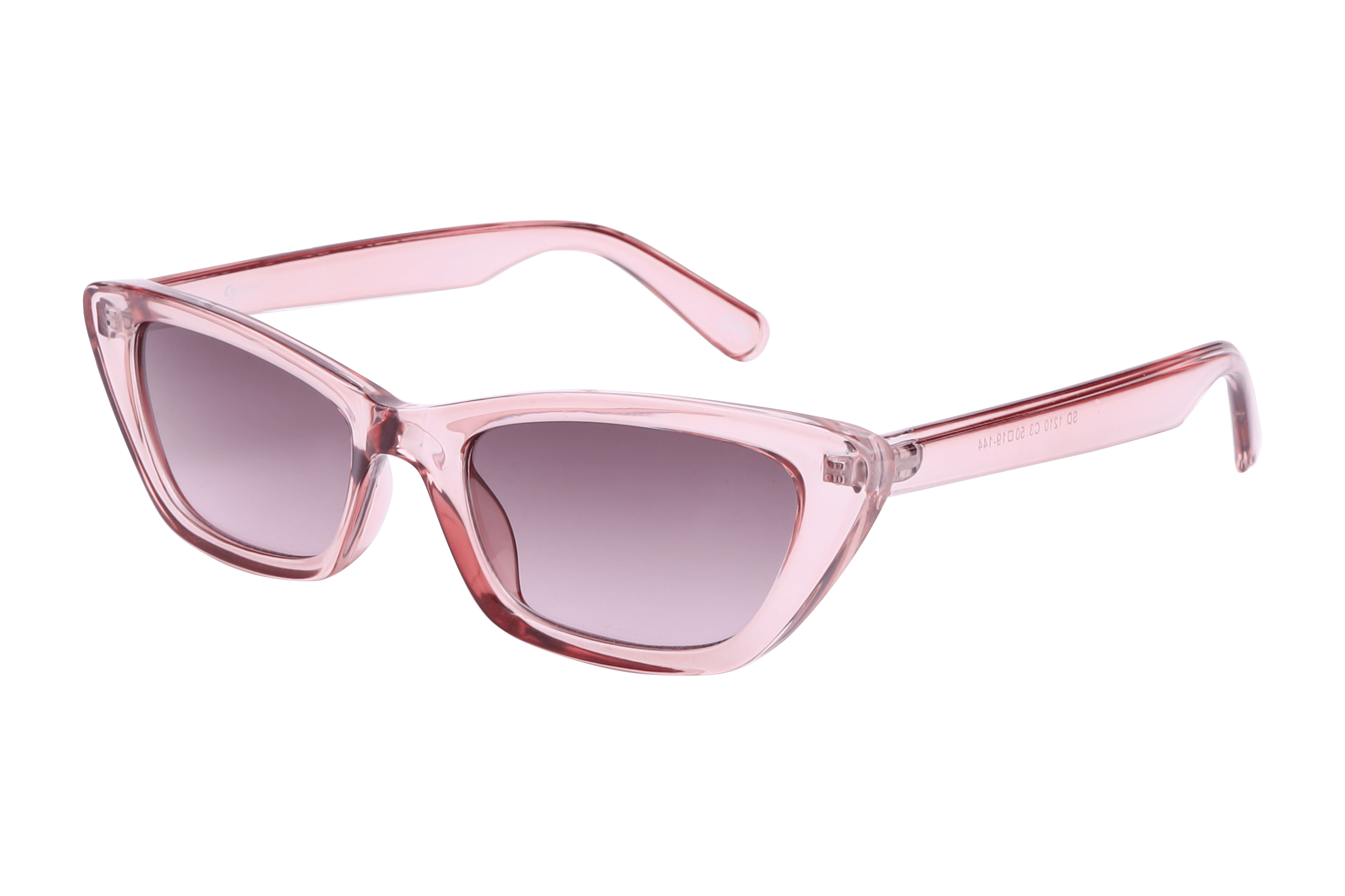 Inspira SD 1210 Sunglass Transparent Pink Female Full Shell — Transparent Pink frame