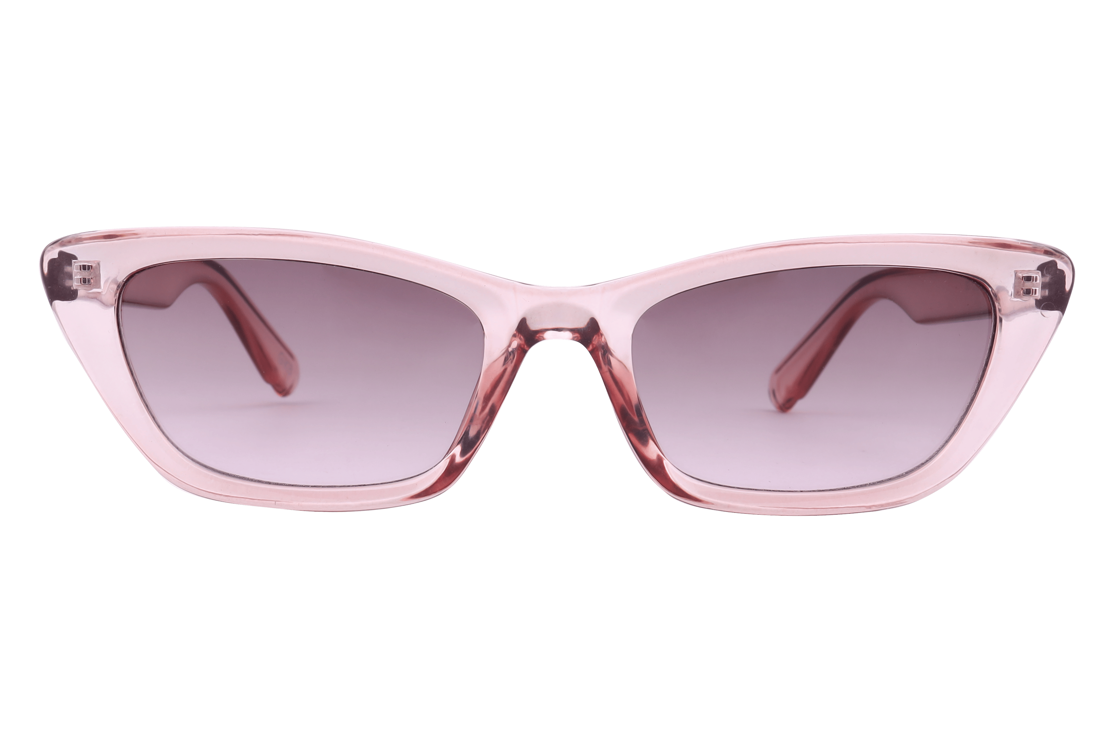 Inspira SD 1210 Sunglass Transparent Pink Female Full Shell Sunglass — Transparent Pink frame — view 2