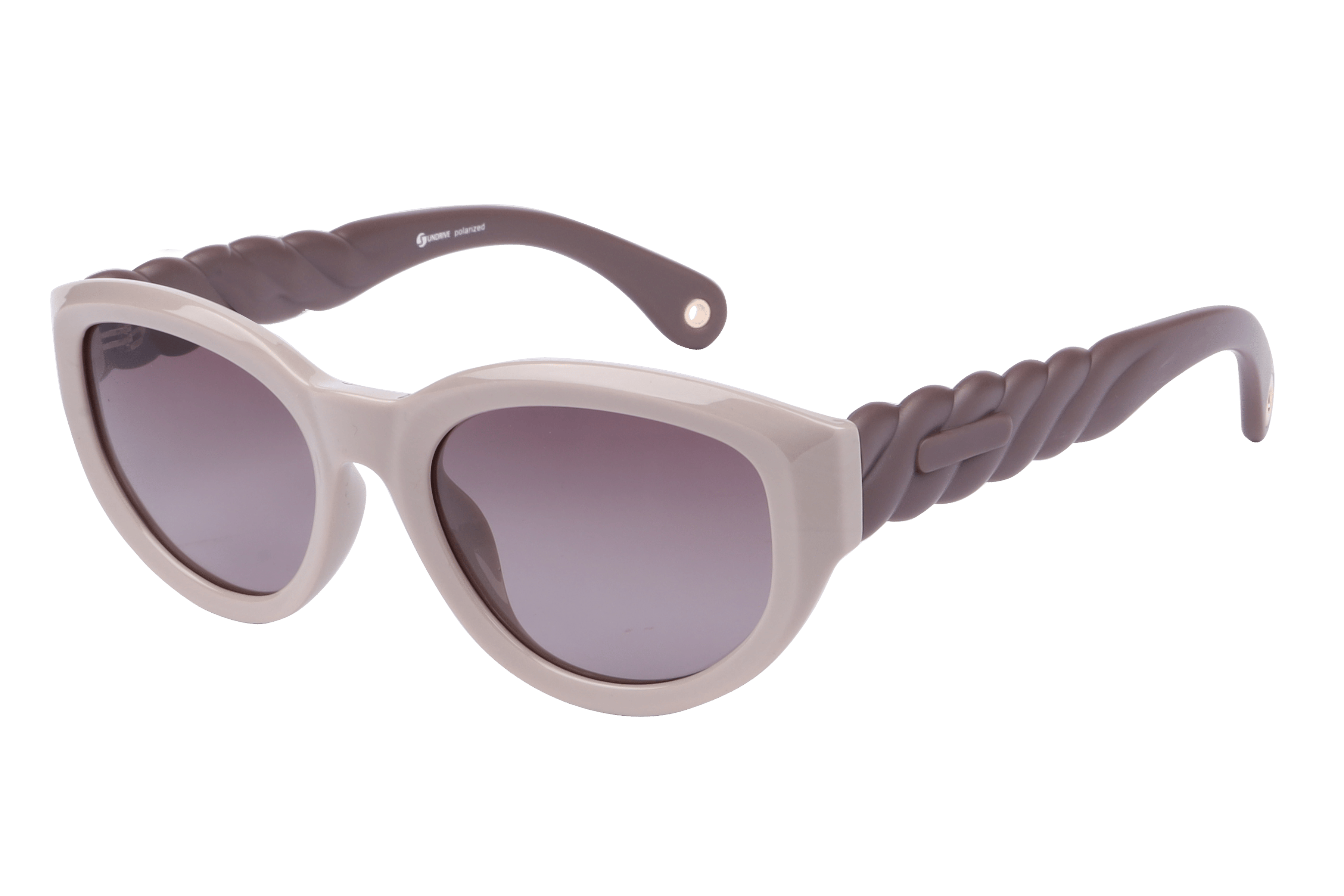 Inspira S1003 Sunglass Beige Female Full Shell — Beige frame