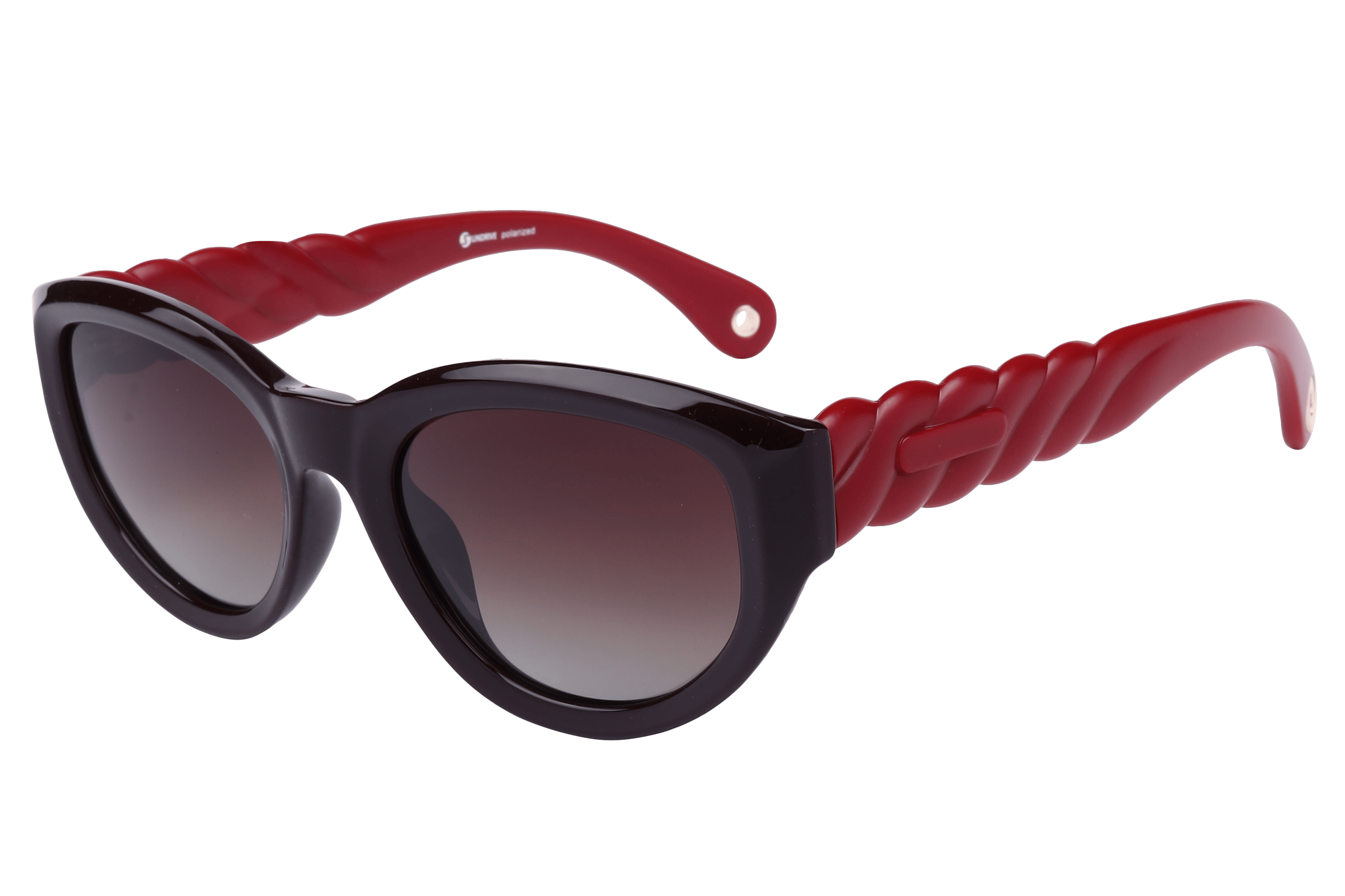 Inspira S1003 Sunglass Maroon Female Full Shell — Maroon frame