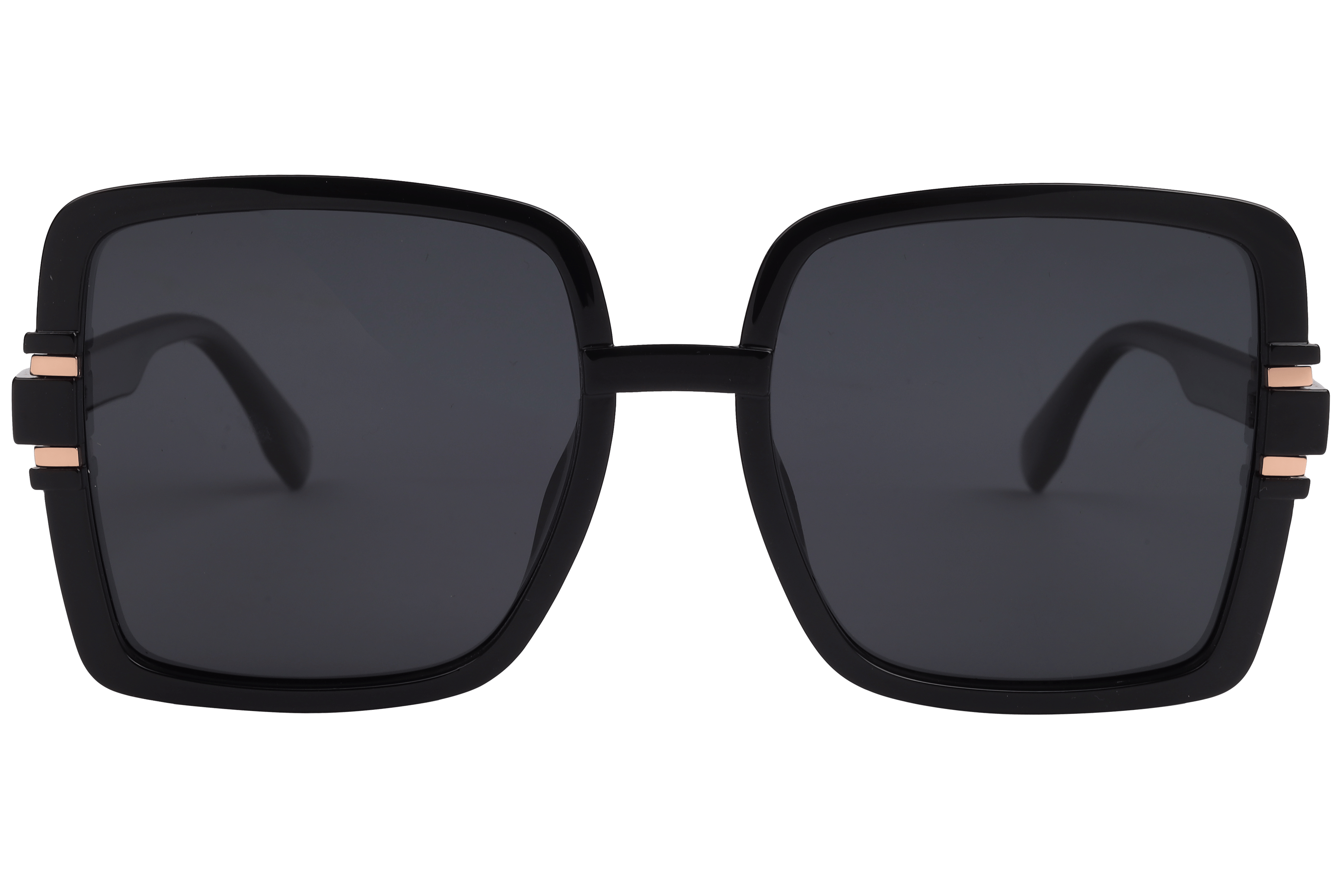 Inspira TR7553 Sunglass Black Female Full Shell Sunglass — Black frame — view 2