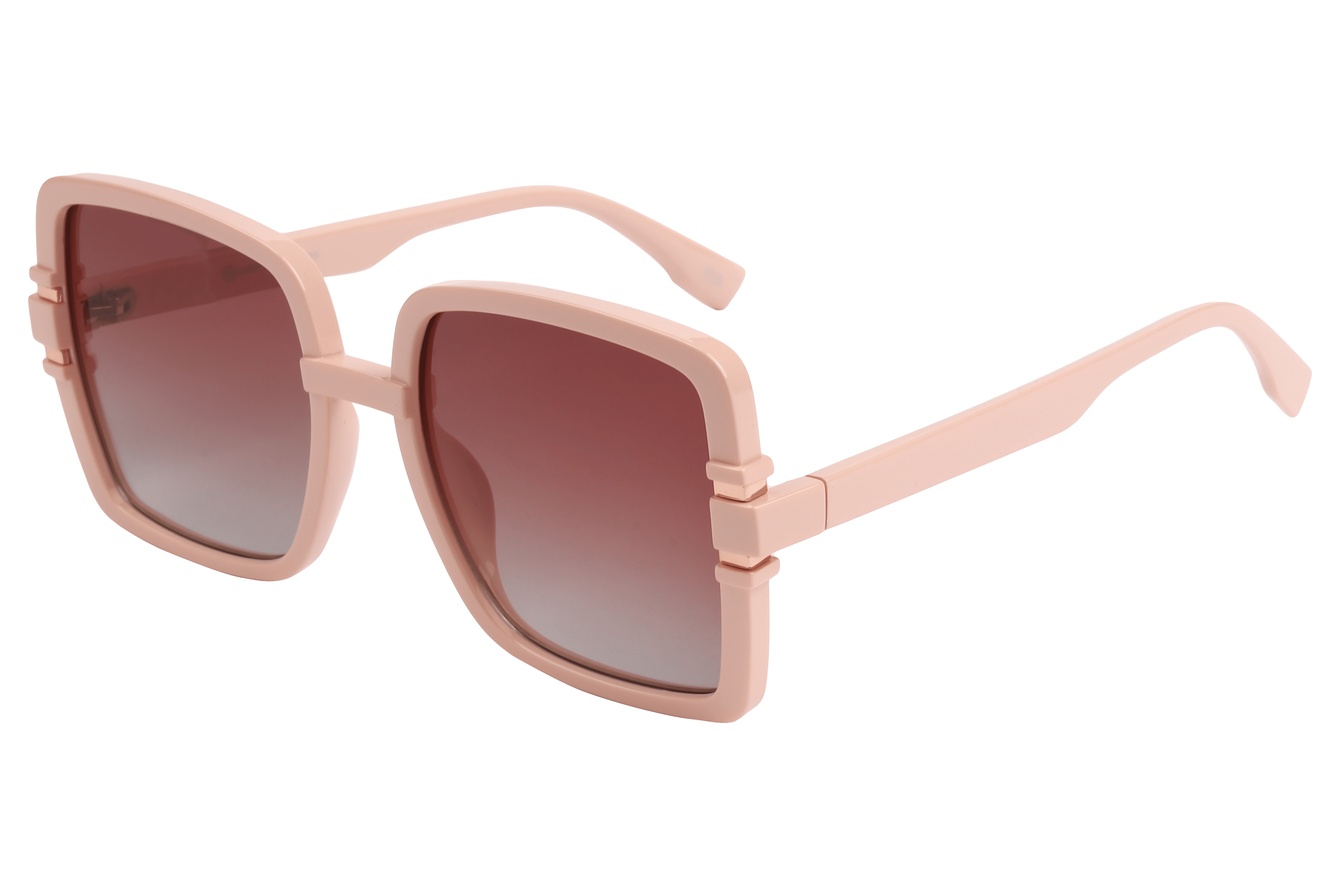 Inspira TR7553 Sunglass Beige Female Full Shell — Beige frame
