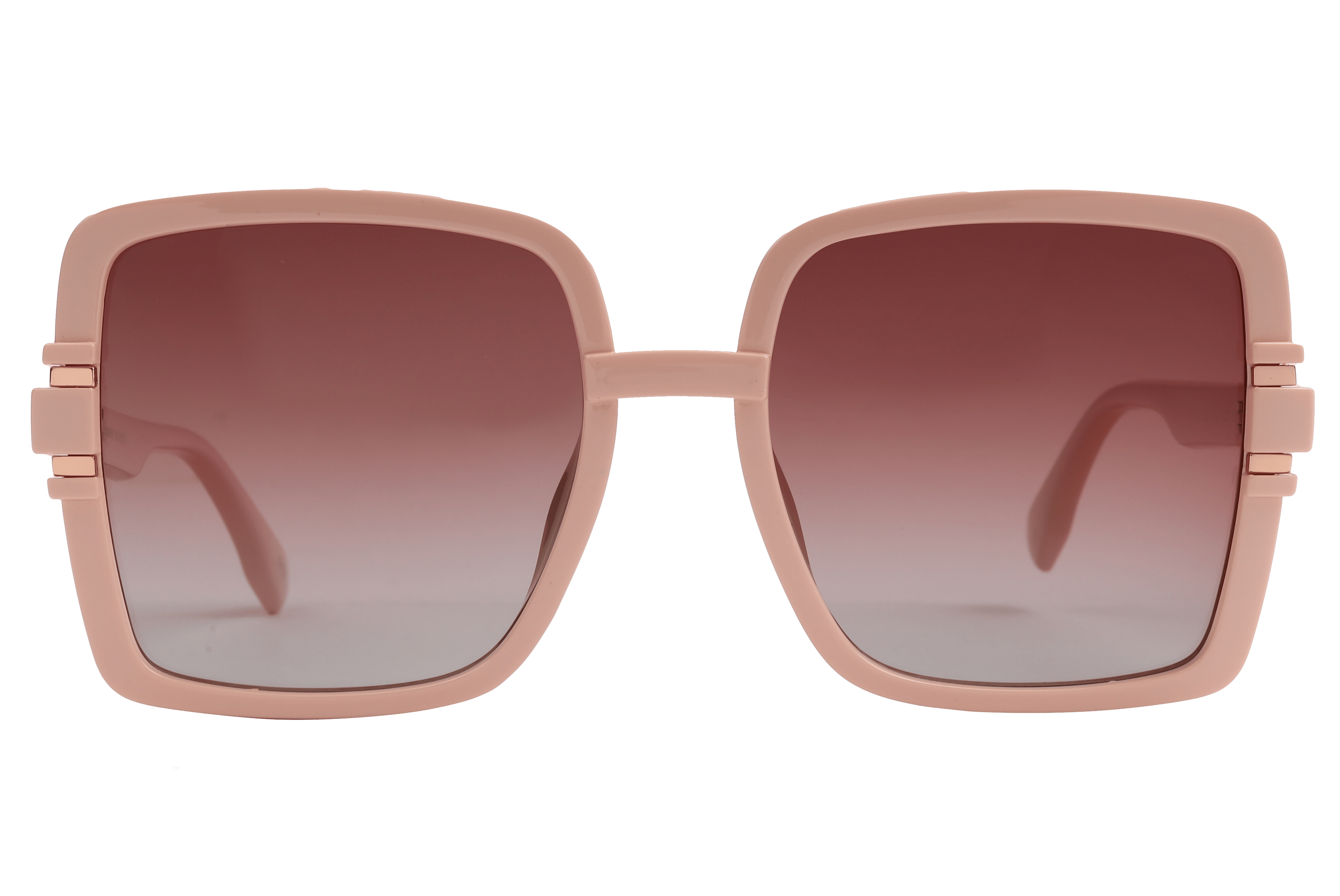 Inspira TR7553 Sunglass Beige Female Full Shell Sunglass — Beige frame — view 2