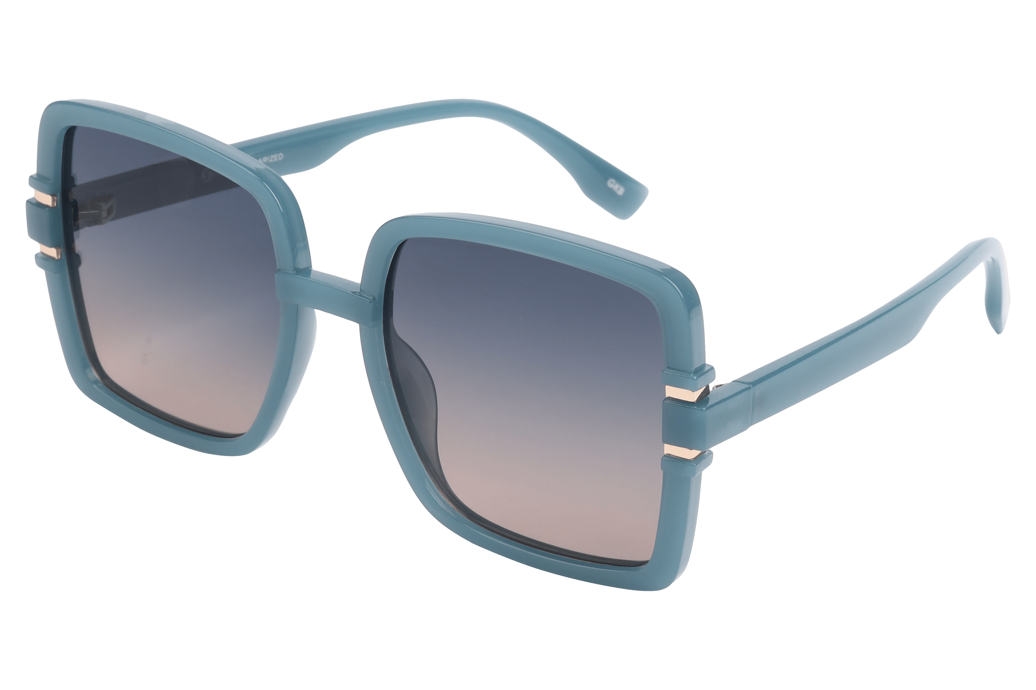 Inspira TR7553 Sunglass Blue Female Full Shell — Blue frame
