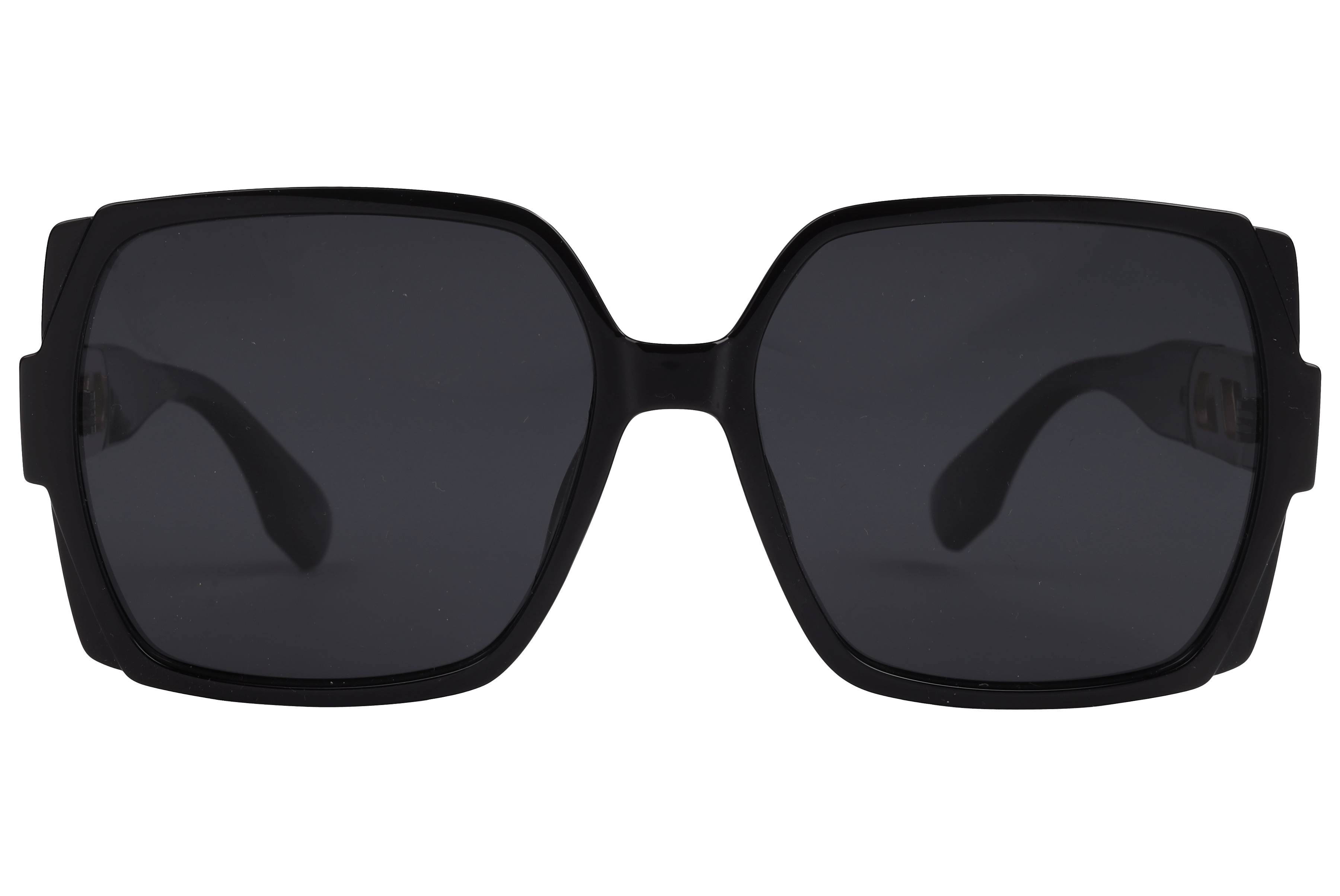Inspira TR7557 Sunglass Black Female Full Shell with Metal Sunglass — Black frame — view 2