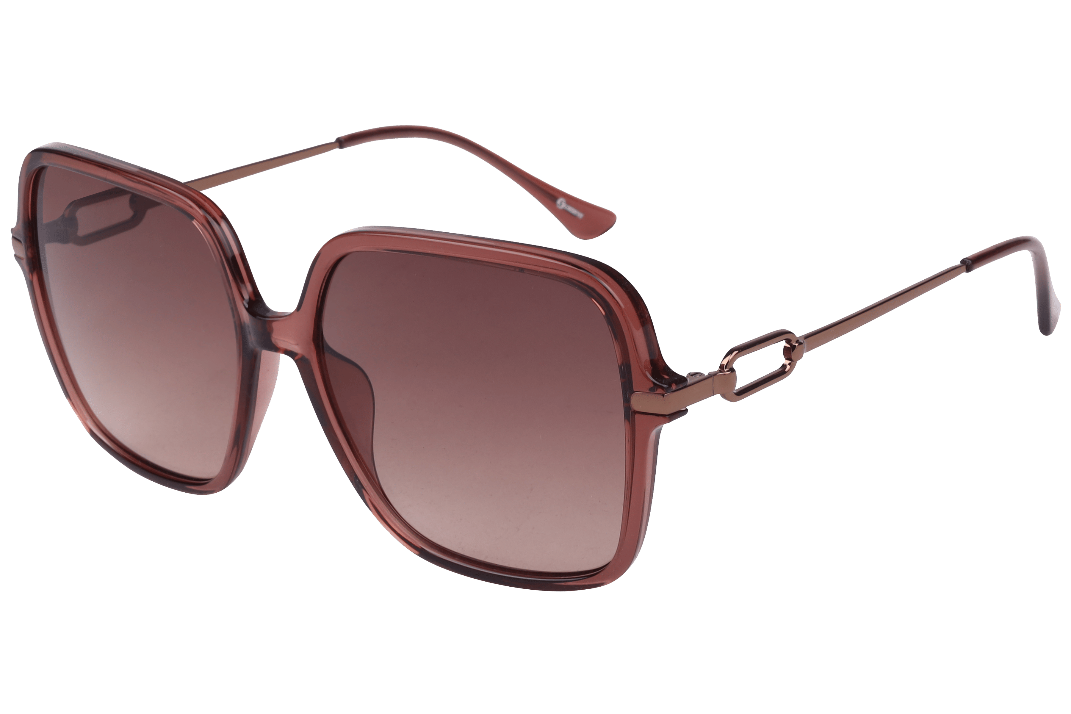 Inspira S1017 Sunglass Brown Female Full Metal — Brown frame