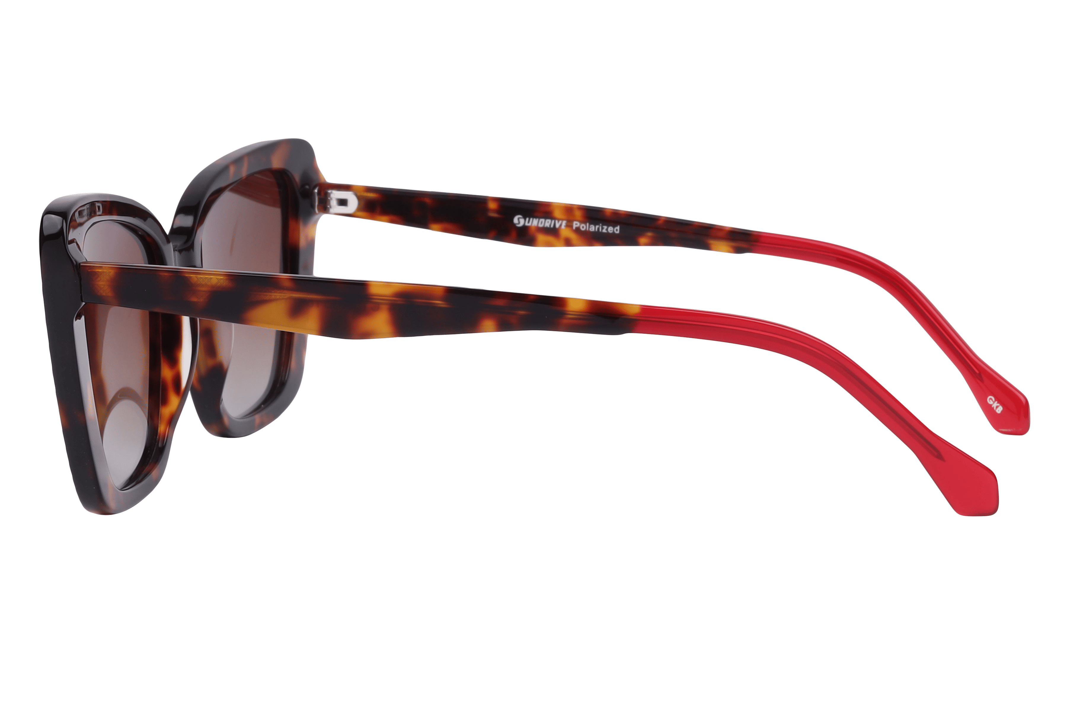 Inspira VS6514 Sunglass Havana Female Full Shell Sunglass — Havana frame — view 3