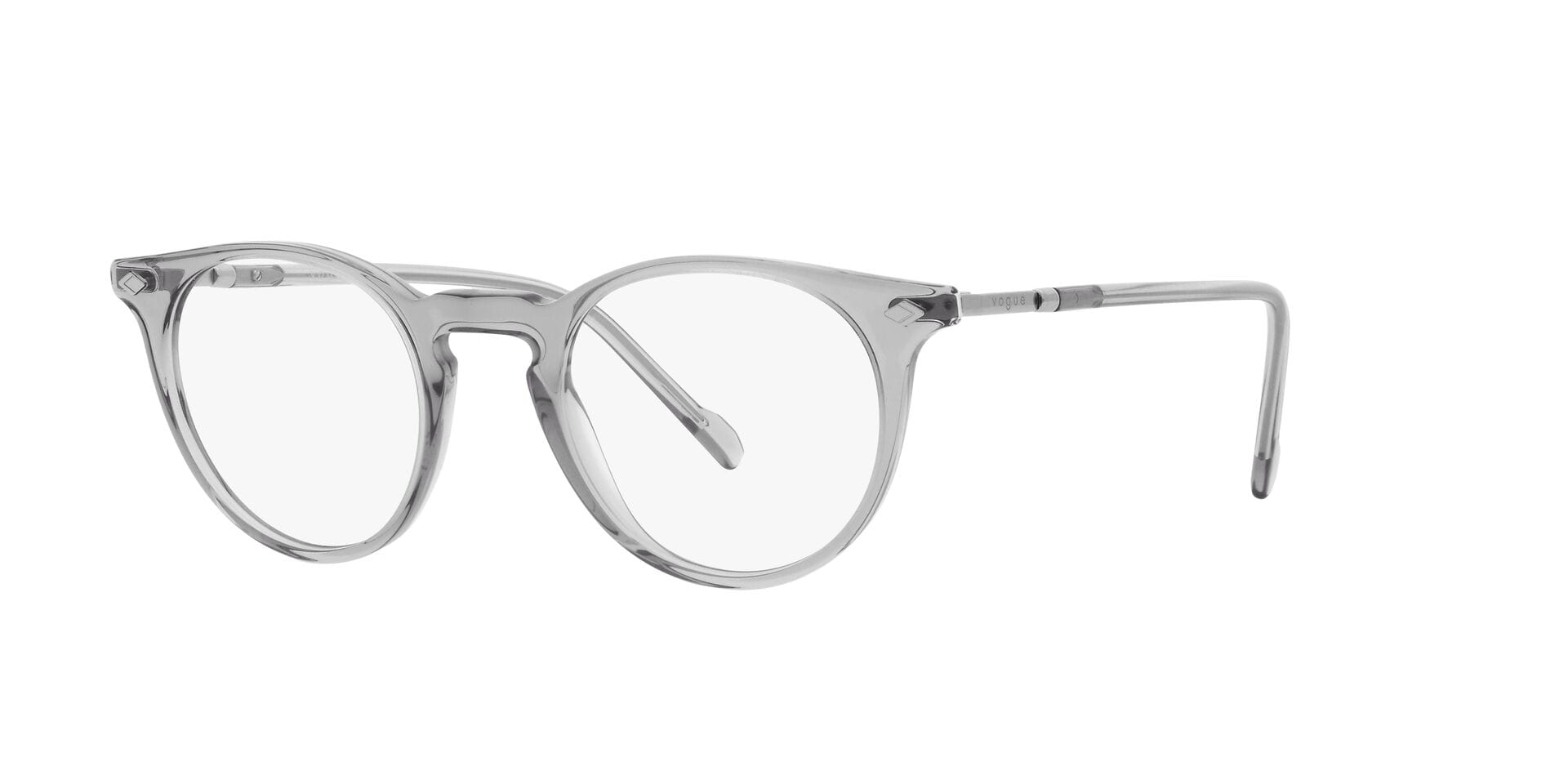 Vogue 0VO5434 Frame Transparent Grey Male Full Shell — Transparent Grey frame