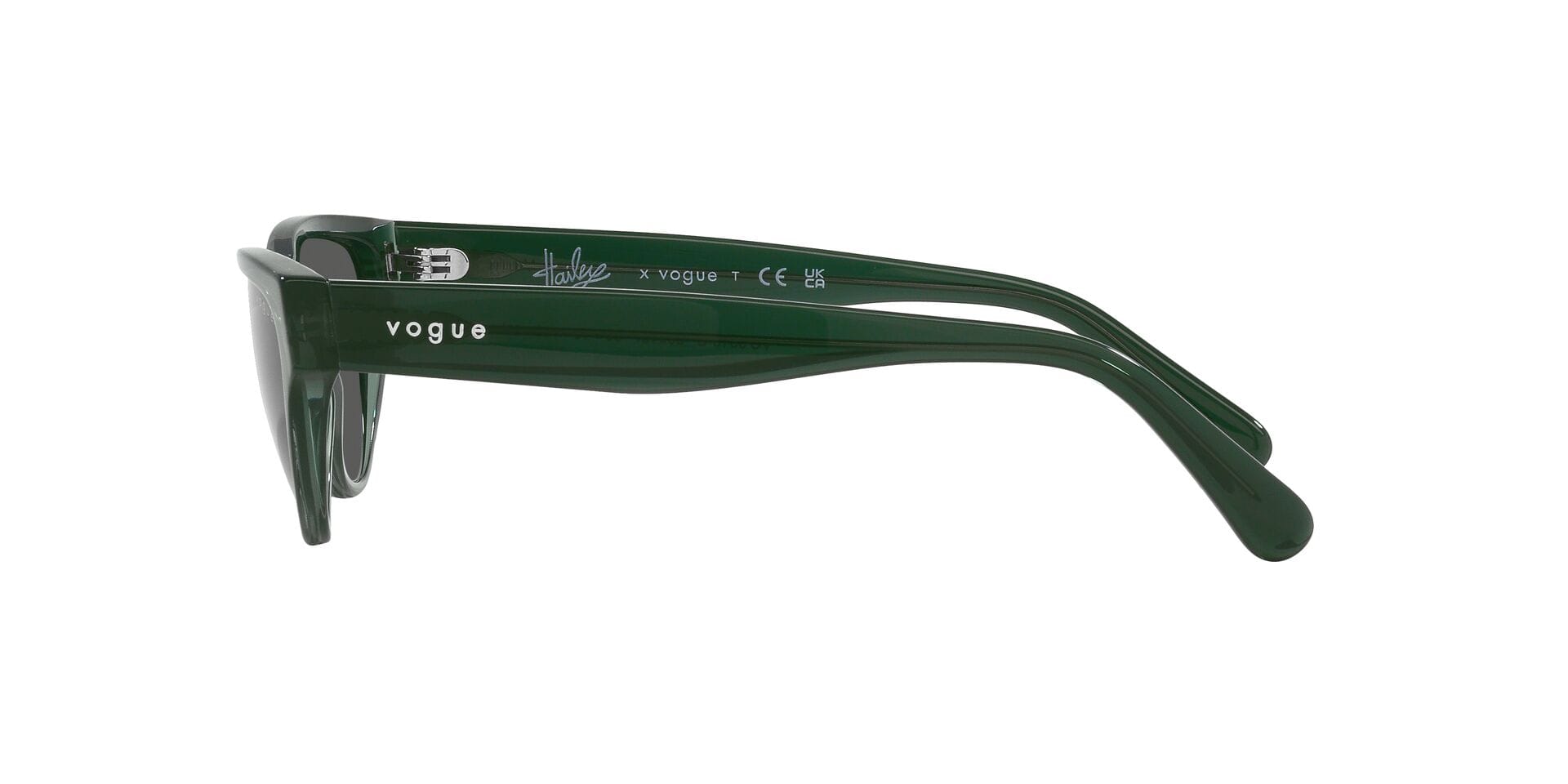 Vogue 0VO5513S Sunglass Transparent Green Female Full Shell Sunglass — view 3
