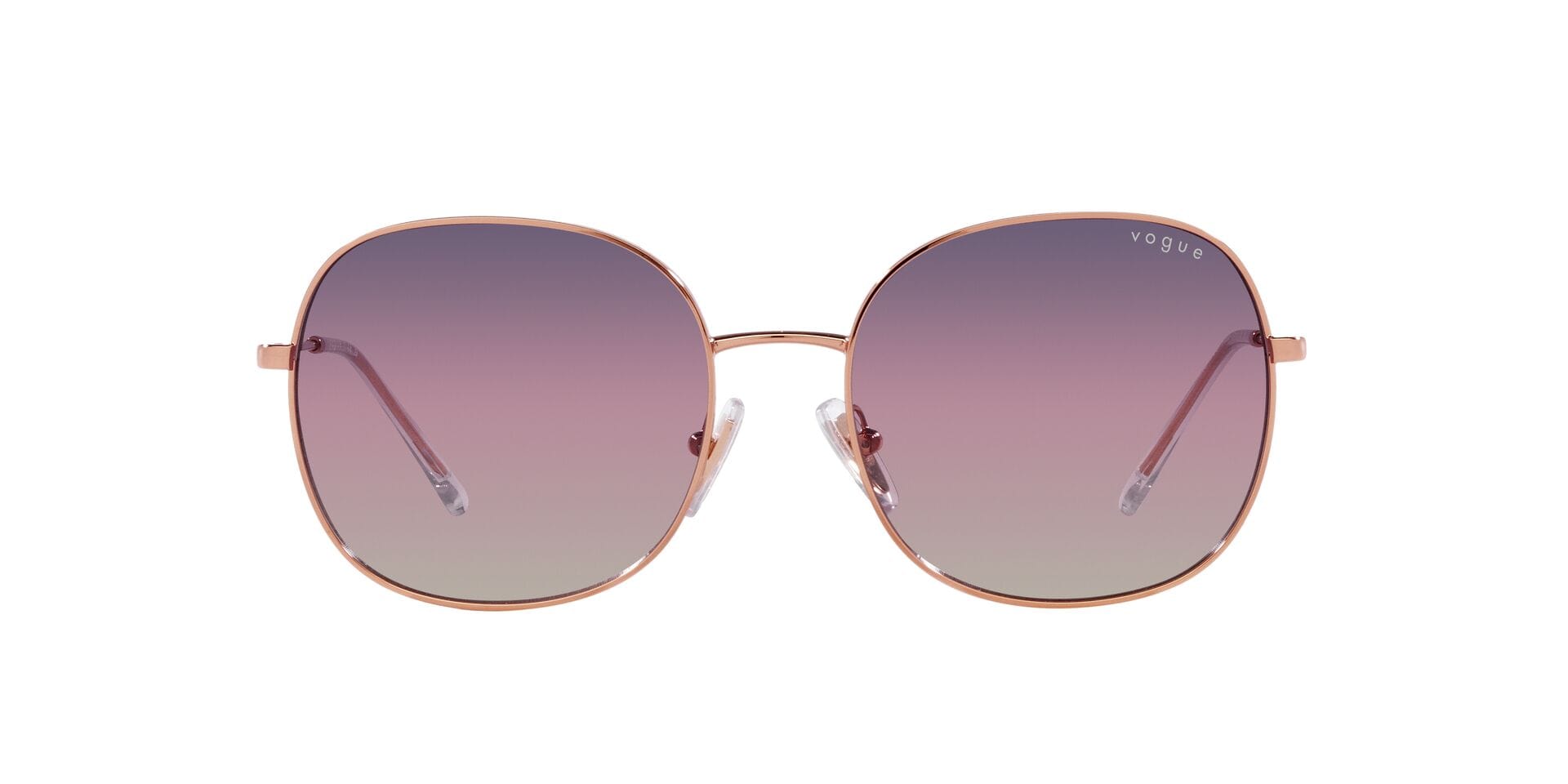 Vogue 0VO4272S Sunglass Rose Gold Female Full Metal Sunglass — Rose Gold frame — view 2