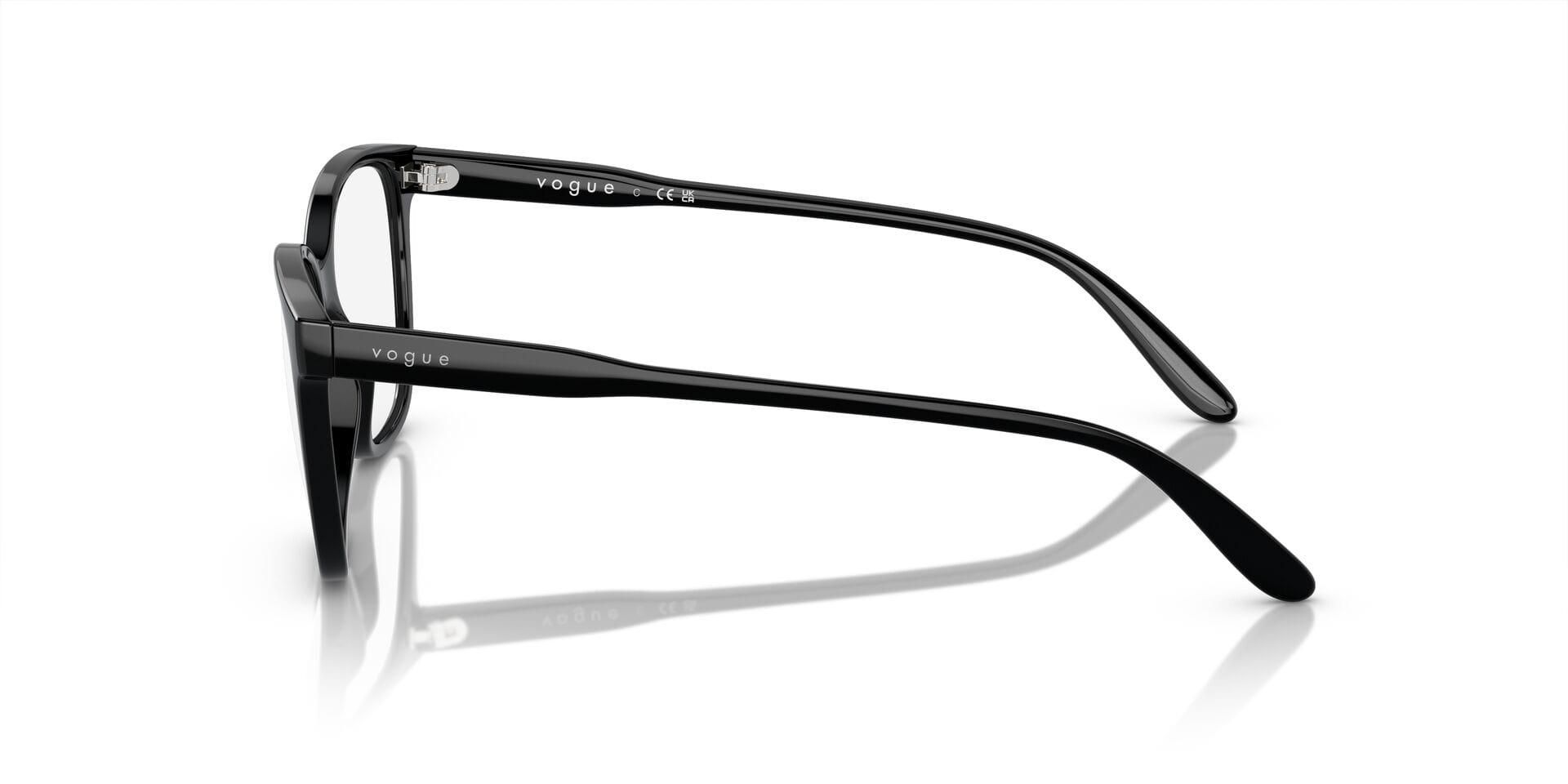 Vogue 0VO5518 Frame Black Female Full Shell Frame — Black frame — view 3