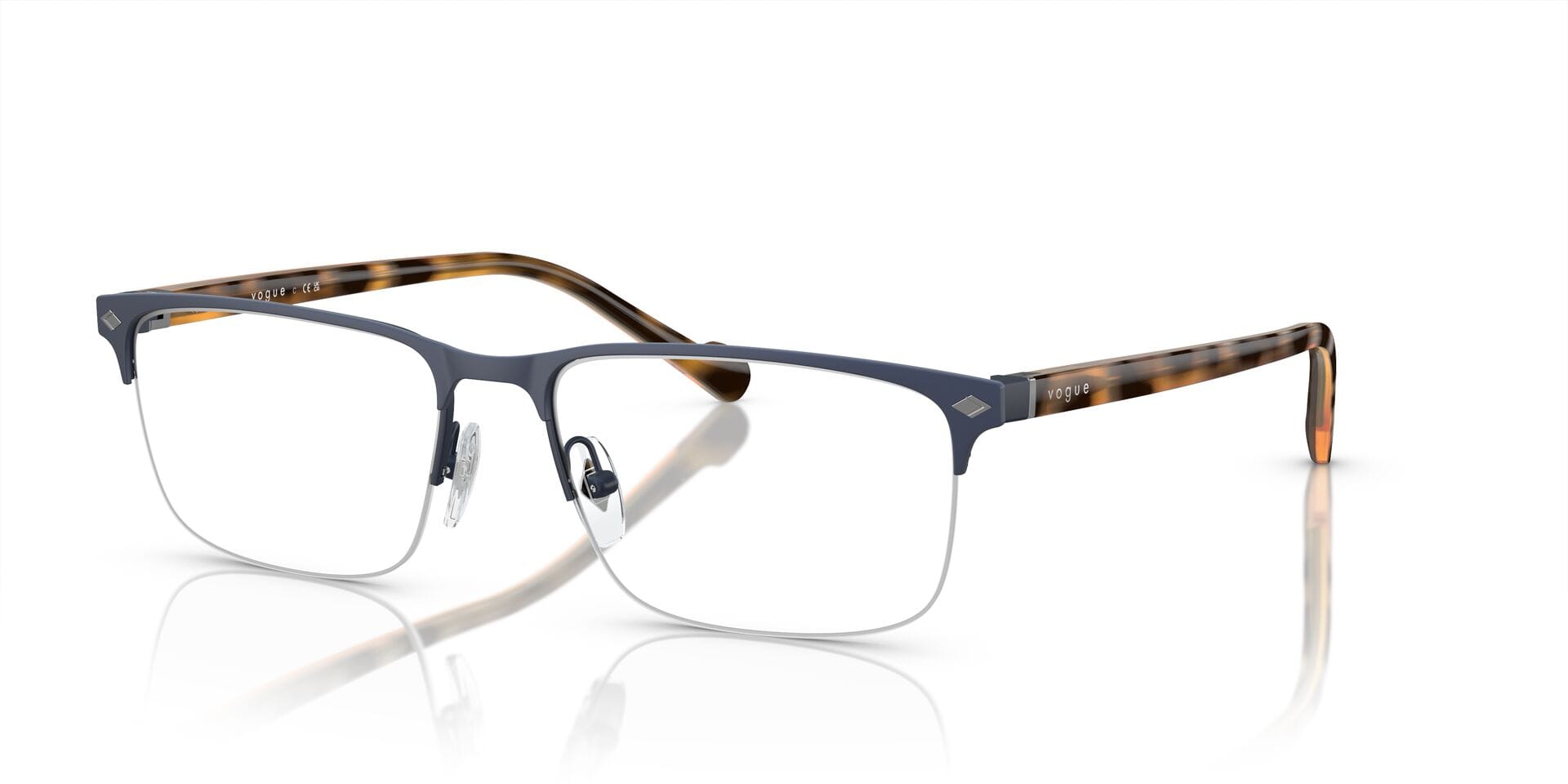 Vogue 0VO4292 Frame Blue Male Supra Shell Frame — Blue frame — view 2