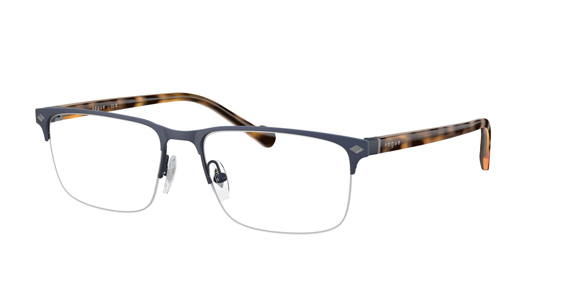Vogue 0VO4292 Frame Blue Male Supra Shell Frame — Blue frame — view 3