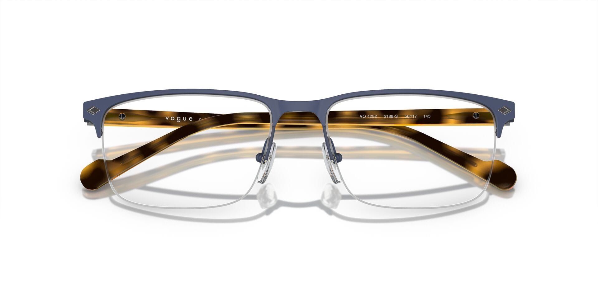 Vogue 0VO4292 Frame Blue Male Supra Shell Frame — Blue frame — view 7