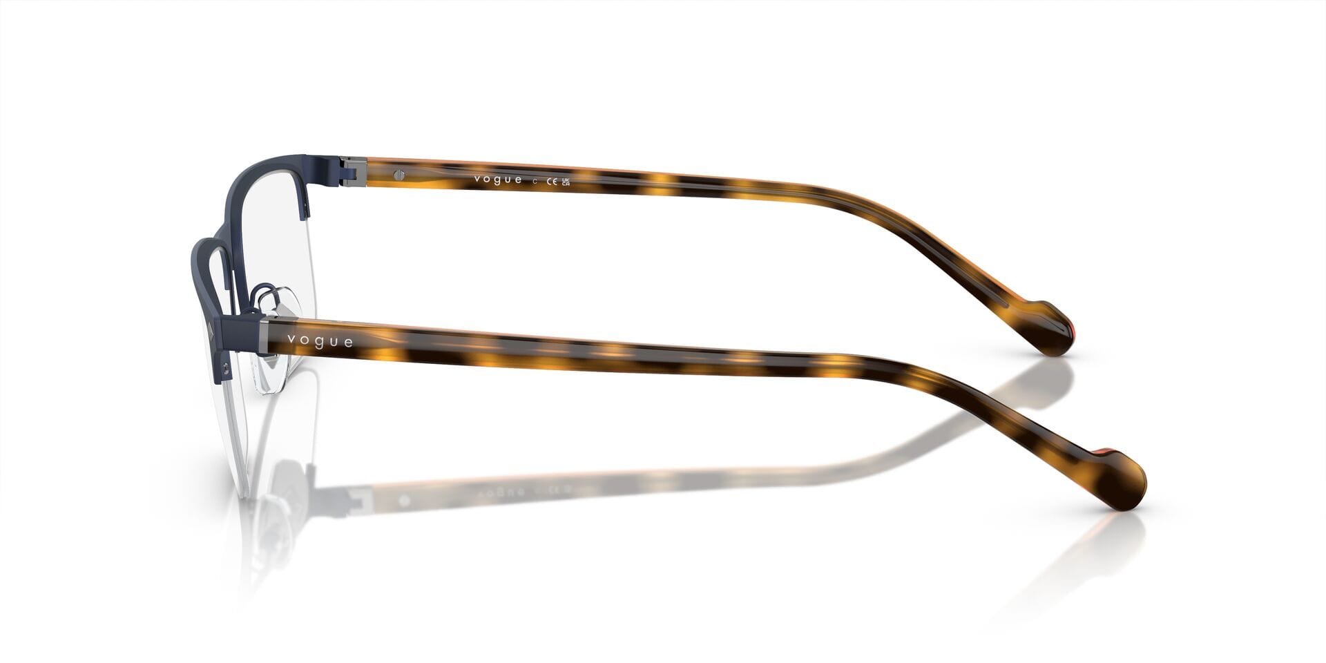 Vogue 0VO4292 Frame Blue Male Supra Shell Frame — Blue frame — view 9