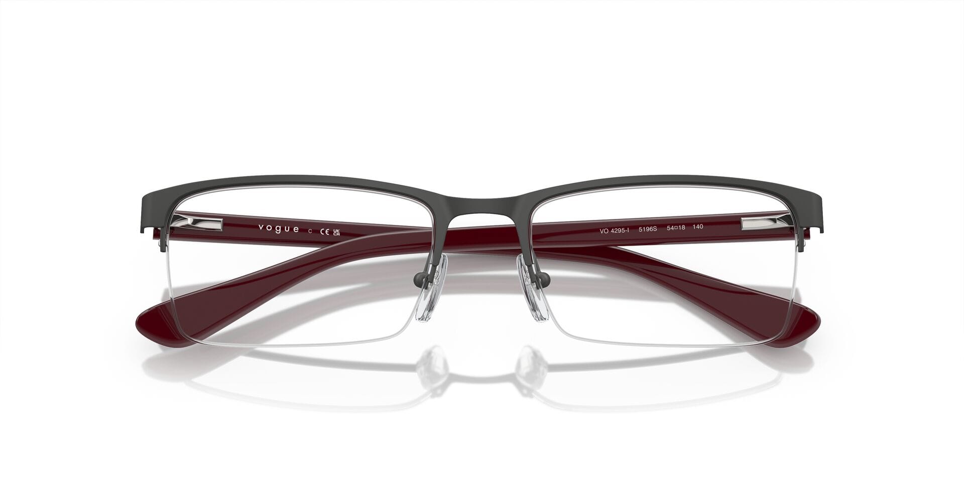 Vogue 0VO4295I Frame Grey Male Supra Shell Frame — Grey frame — view 7