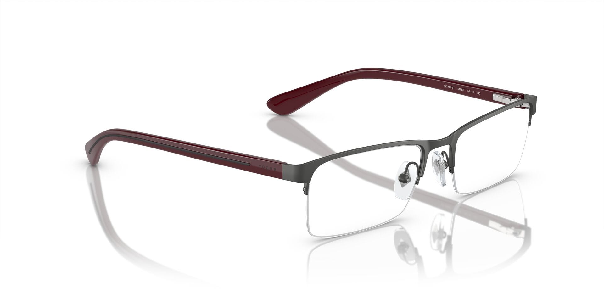 Vogue 0VO4295I Frame Grey Male Supra Shell Frame — Grey frame — view 8