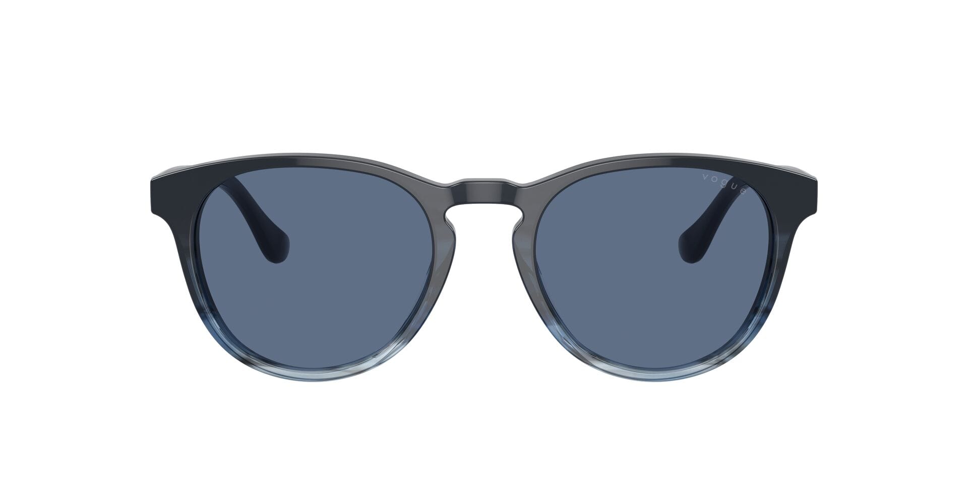Vogue 0VO5536SI Sunglass Transparent Blue Male Full Shell Sunglass — Transparent Blue frame — view 2