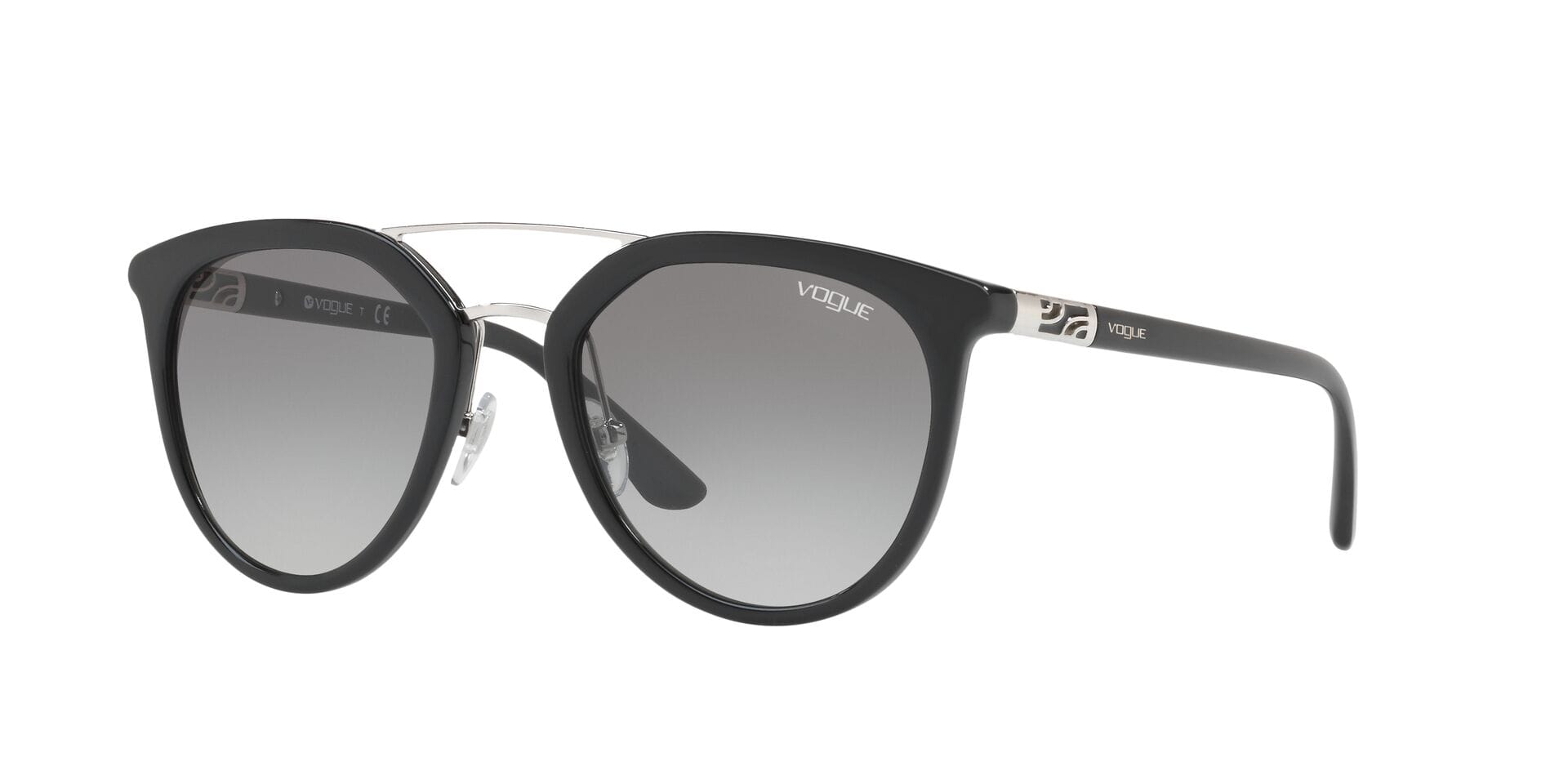 Vogue VO5164S Sunglass Black Female Full Shell — Black frame
