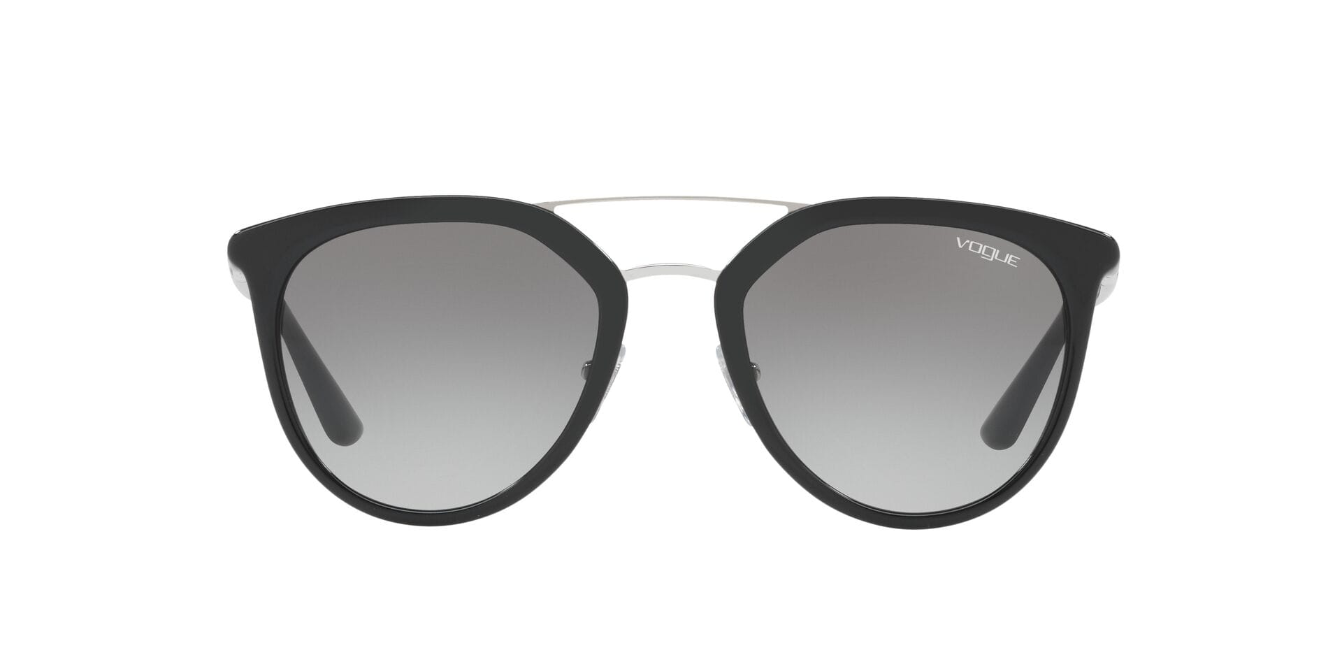 Vogue VO5164S Sunglass Black Female Full Shell Sunglass — Black frame — view 2