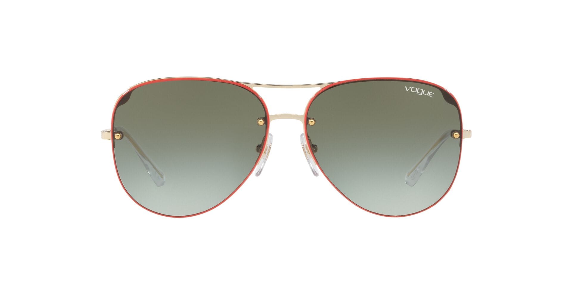 Vogue VO4080S Sunglass Orange Male Full Metal Sunglass — Orange frame