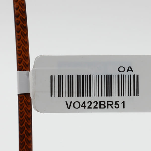 Vogue VO 5215-S Sunglass Brown Unisex Full Shell Sunglass — Brown frame — view 1