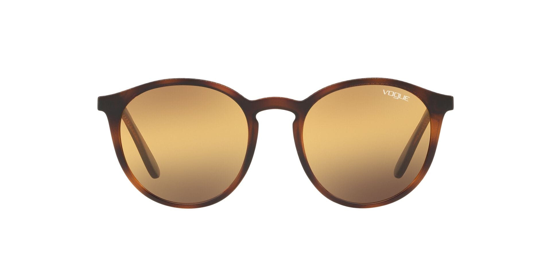 Vogue VO 5215-S Sunglass Brown Unisex Full Shell Sunglass — Brown frame