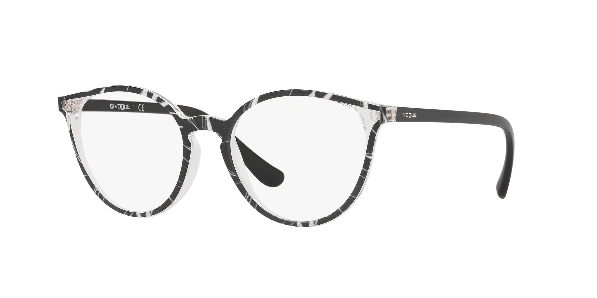 Vogue VO5254 Frame Black Female Full Shell Frame — Black frame — alternate view