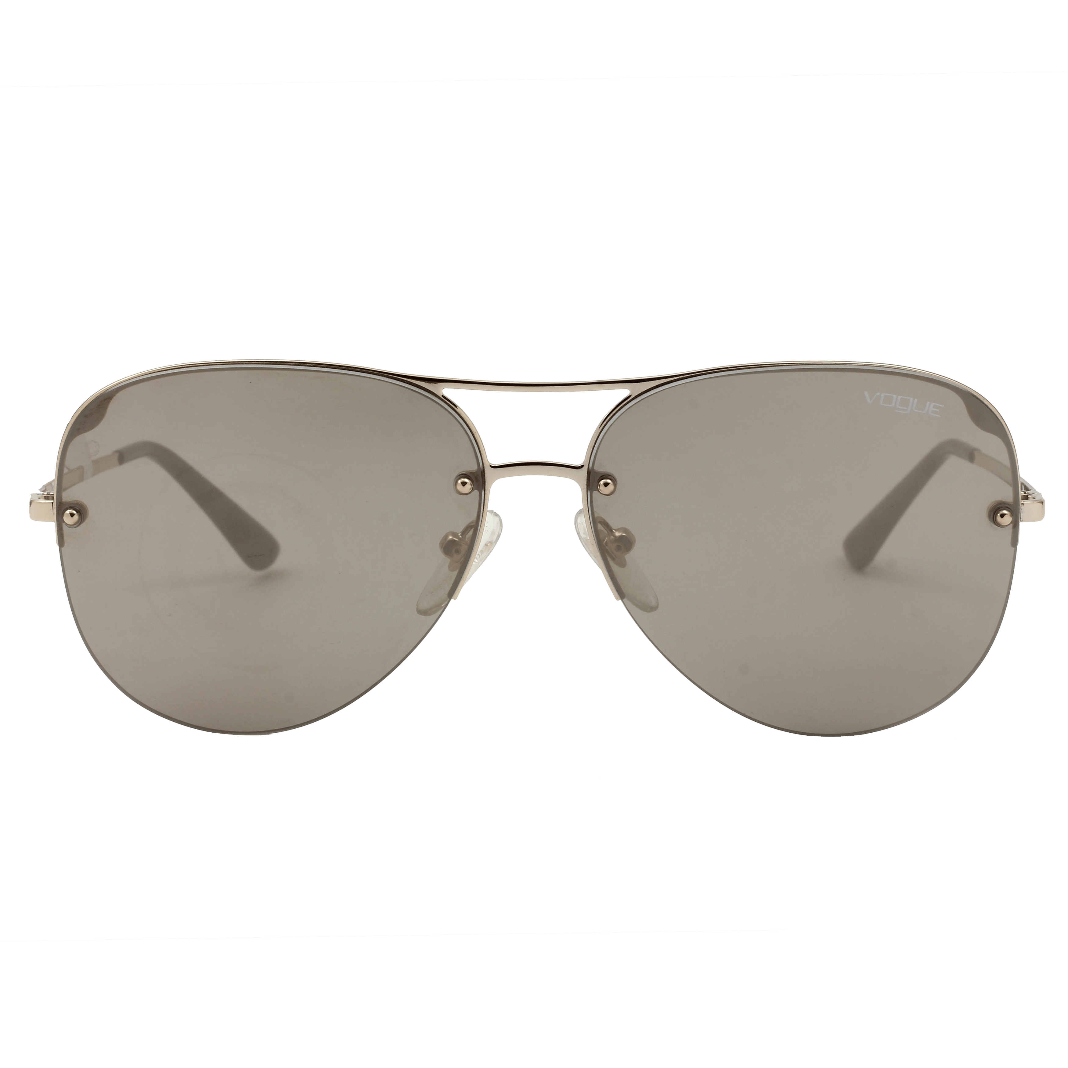 Vogue VO4080S Sunglass Gold Male RimLess Metal Sunglass — Gold frame