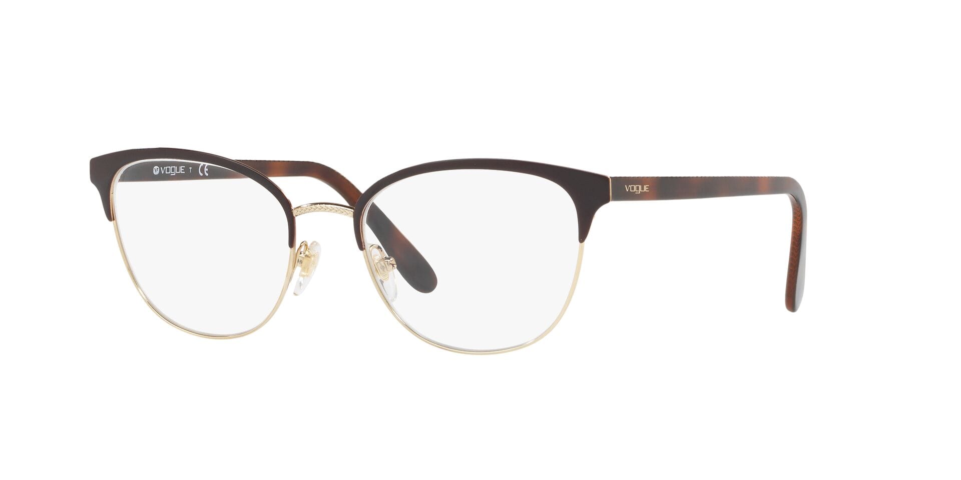 Vogue VO 4088 Frame Gold Female Full Shell Frame — Gold frame — view 1