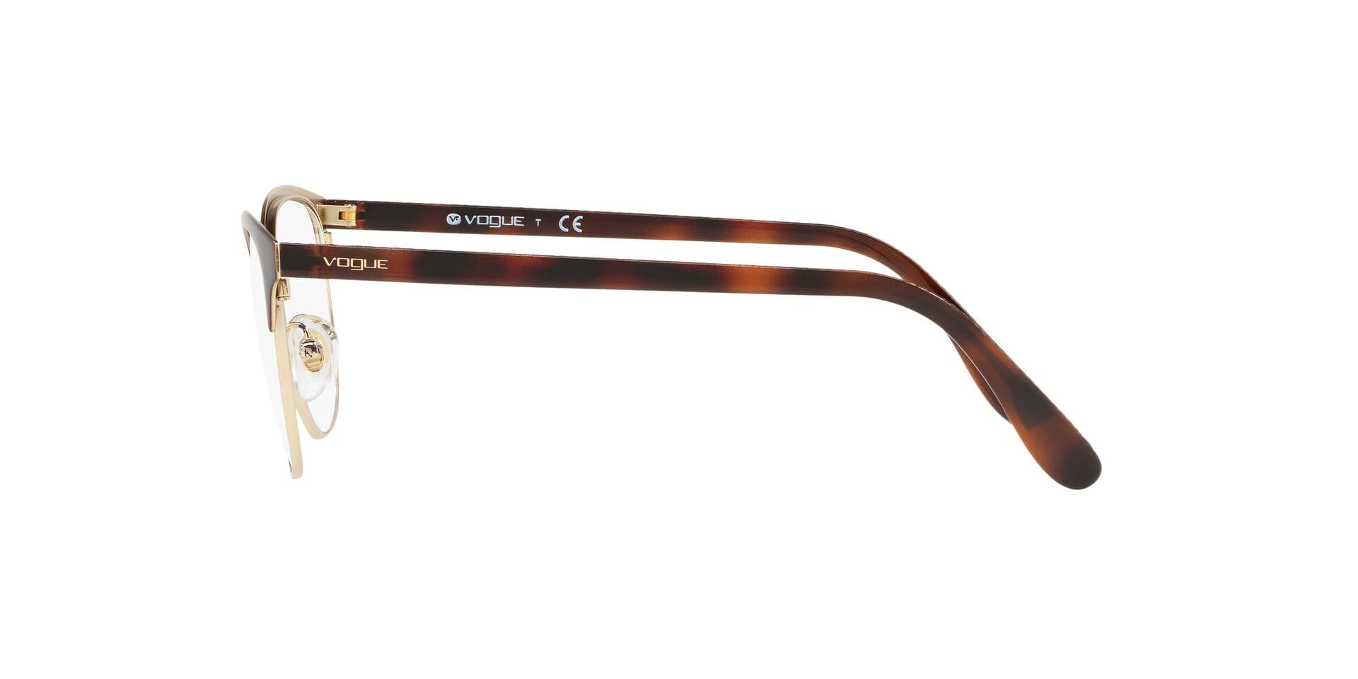 Vogue VO 4088 Frame Gold Female Full Shell Frame — Gold frame — view 3