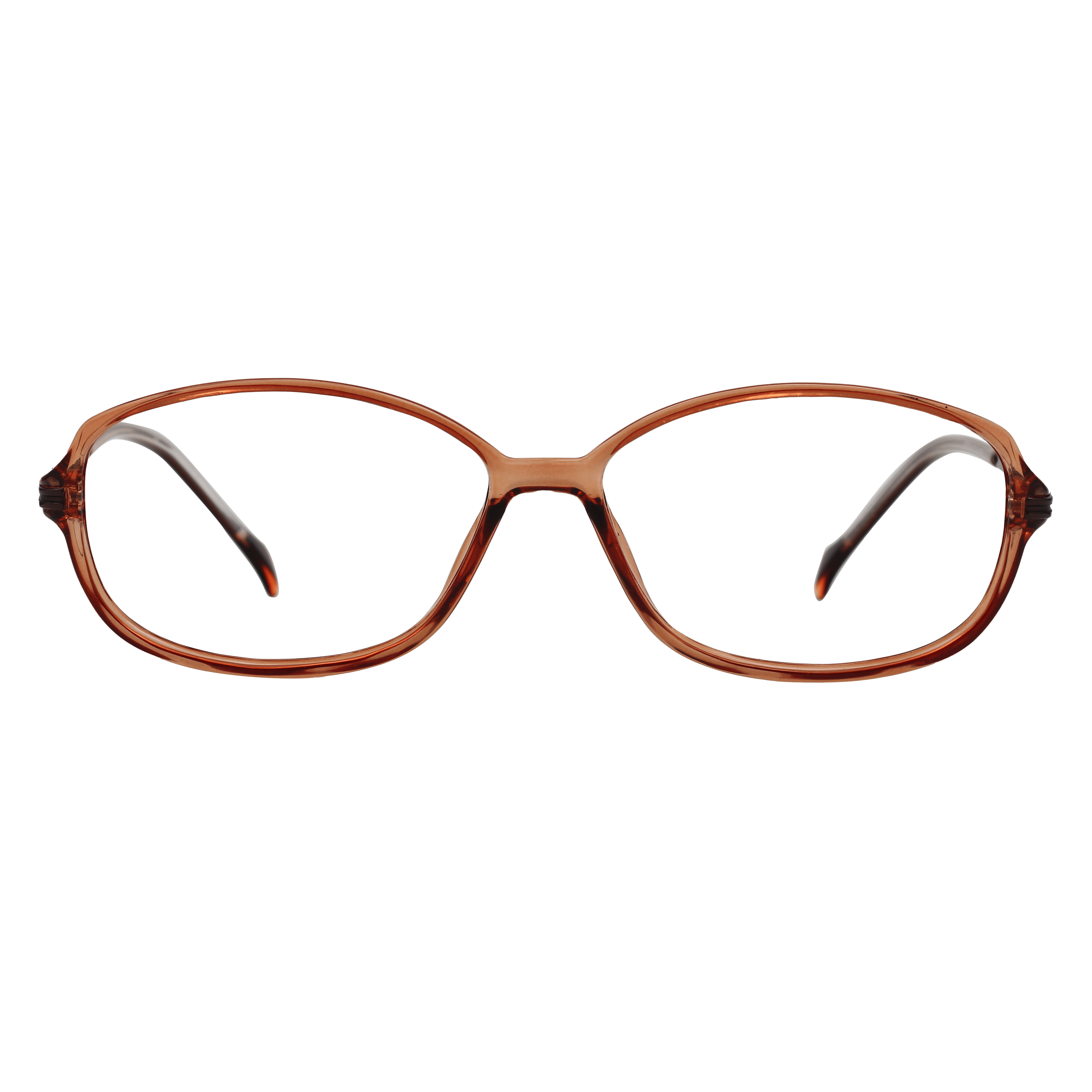 Inspira 19322 Frame Brown Female Full Metal Frame — Brown frame — view 2